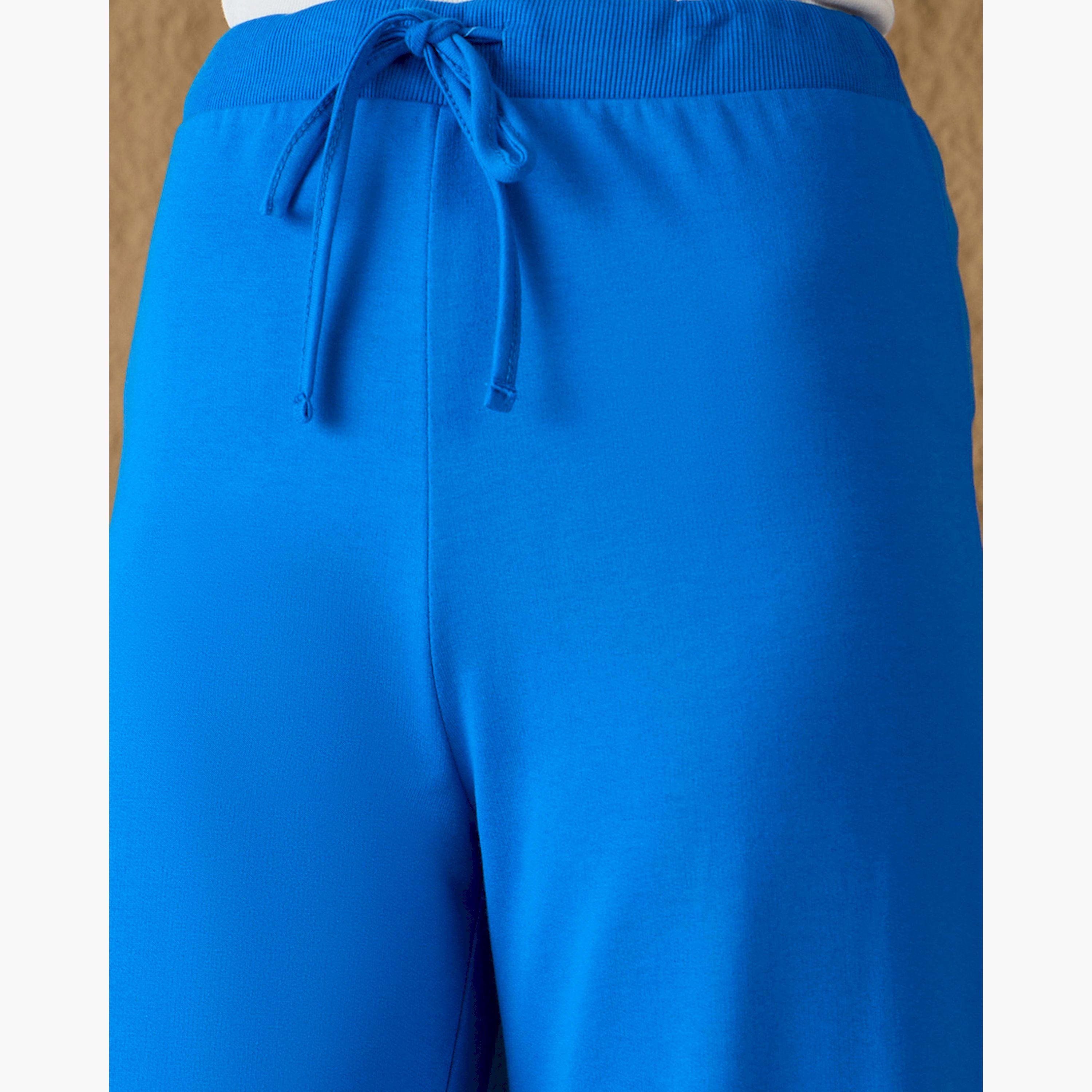 Sassafras X Styli Mid Rise Terry Wide Leg Track Pants-women-clothing-bottoms-joggers-image-4