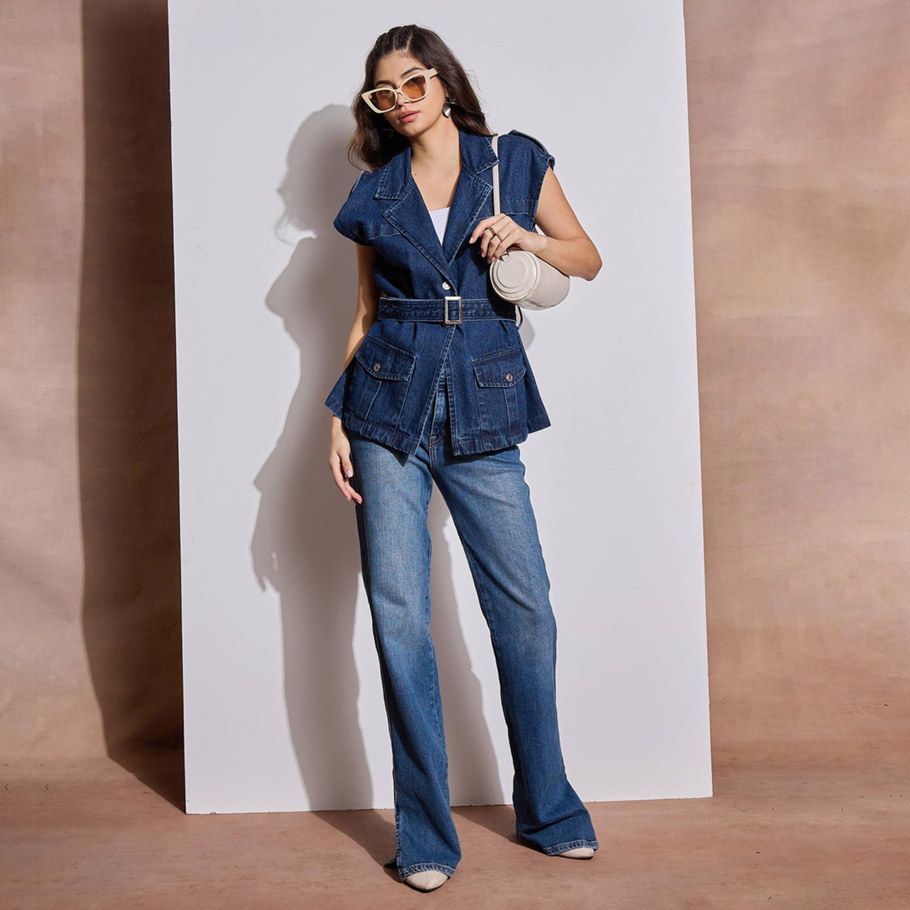 ساسافراس × ستايلي - جاكيت بحزام مغسول بالحامض ومزين بجيوب بدون أكمام-women-winterwear-coatsandjackets-jackets-image-9