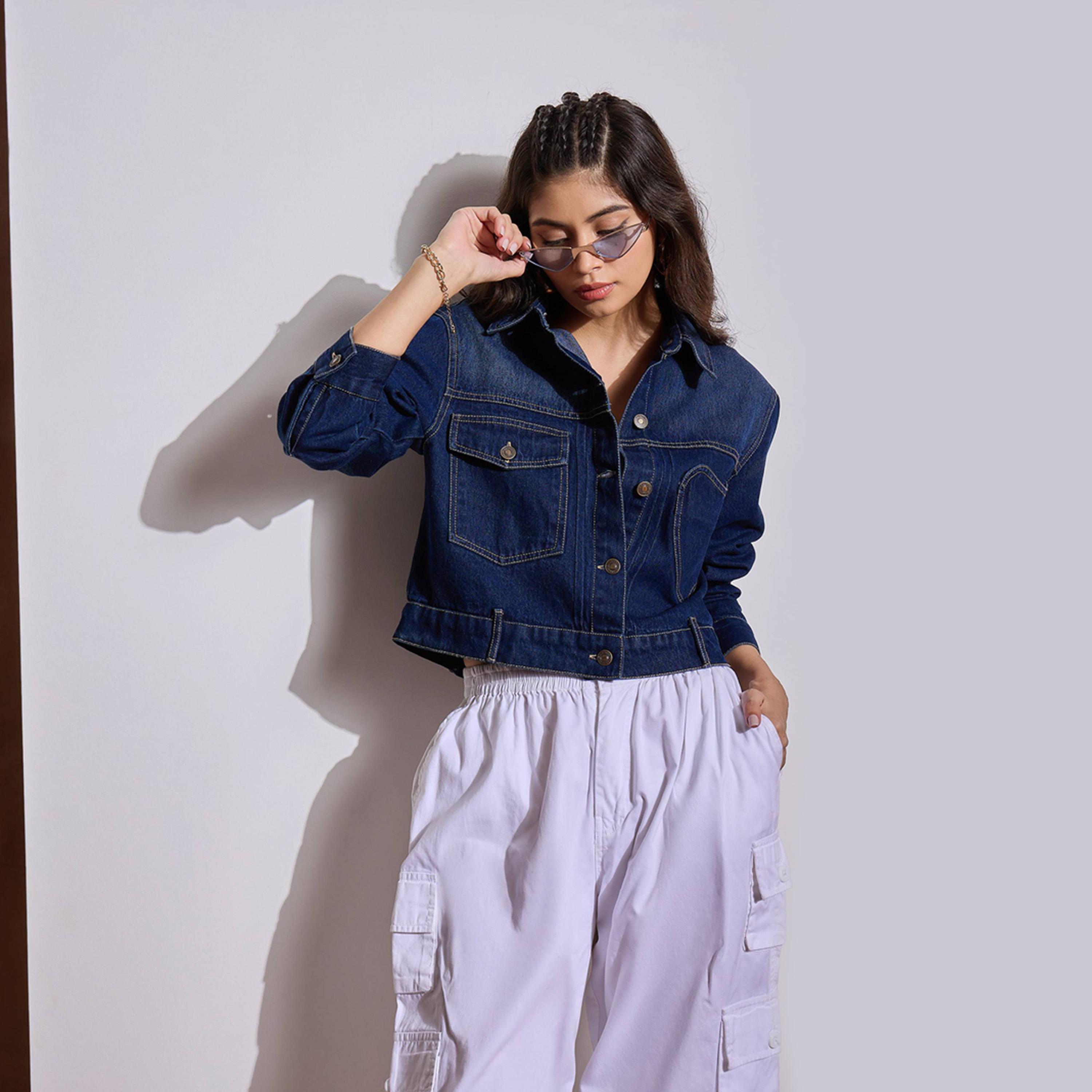 Sassafras X Styli Denim Heart Pockets Crop Jacket-women-winterwear-coatsandjackets-jackets-image-9