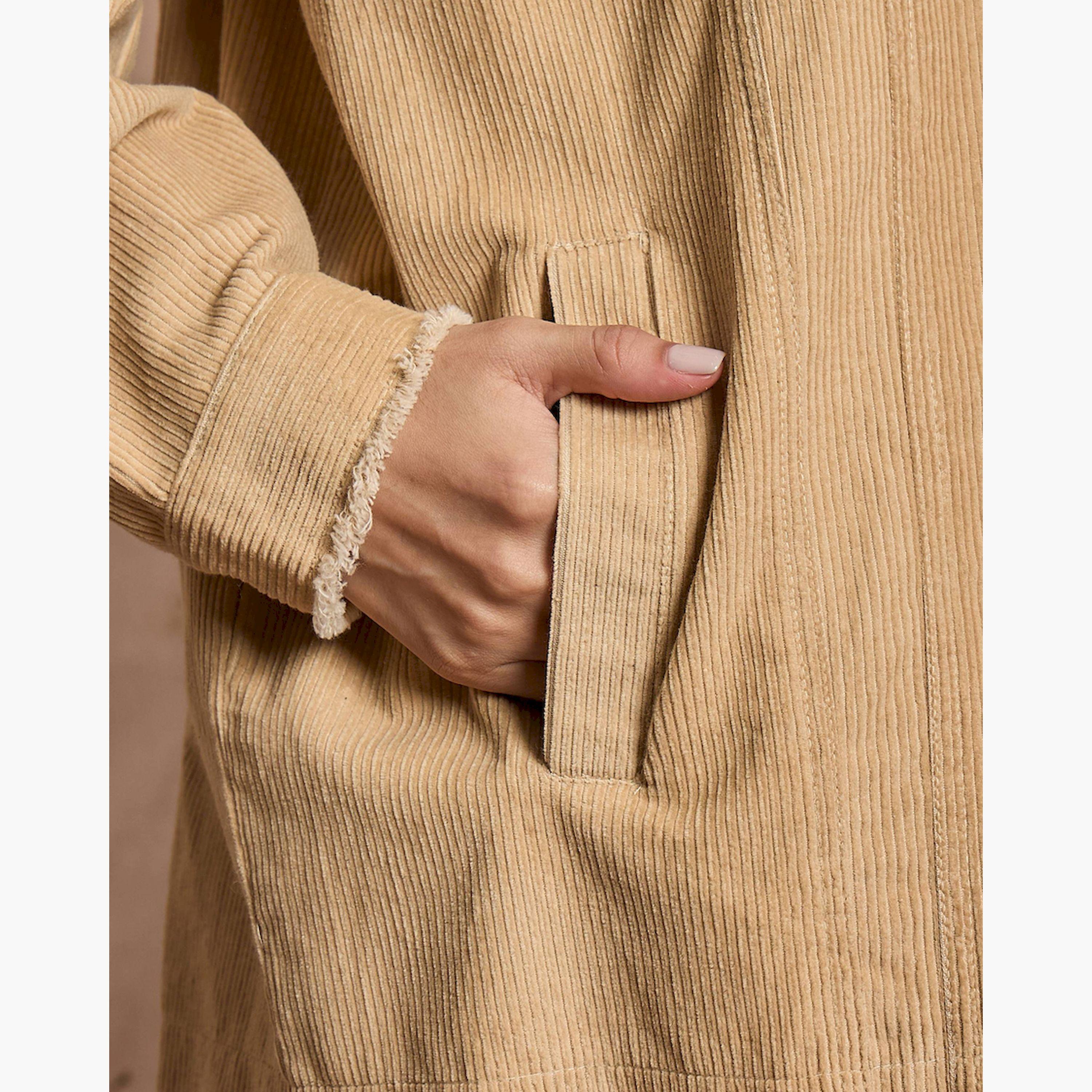 Sassafras X Styli Textured Corduroy Oversized Shacket with Pockets-women-winterwear-coatsandjackets-jackets-image-5
