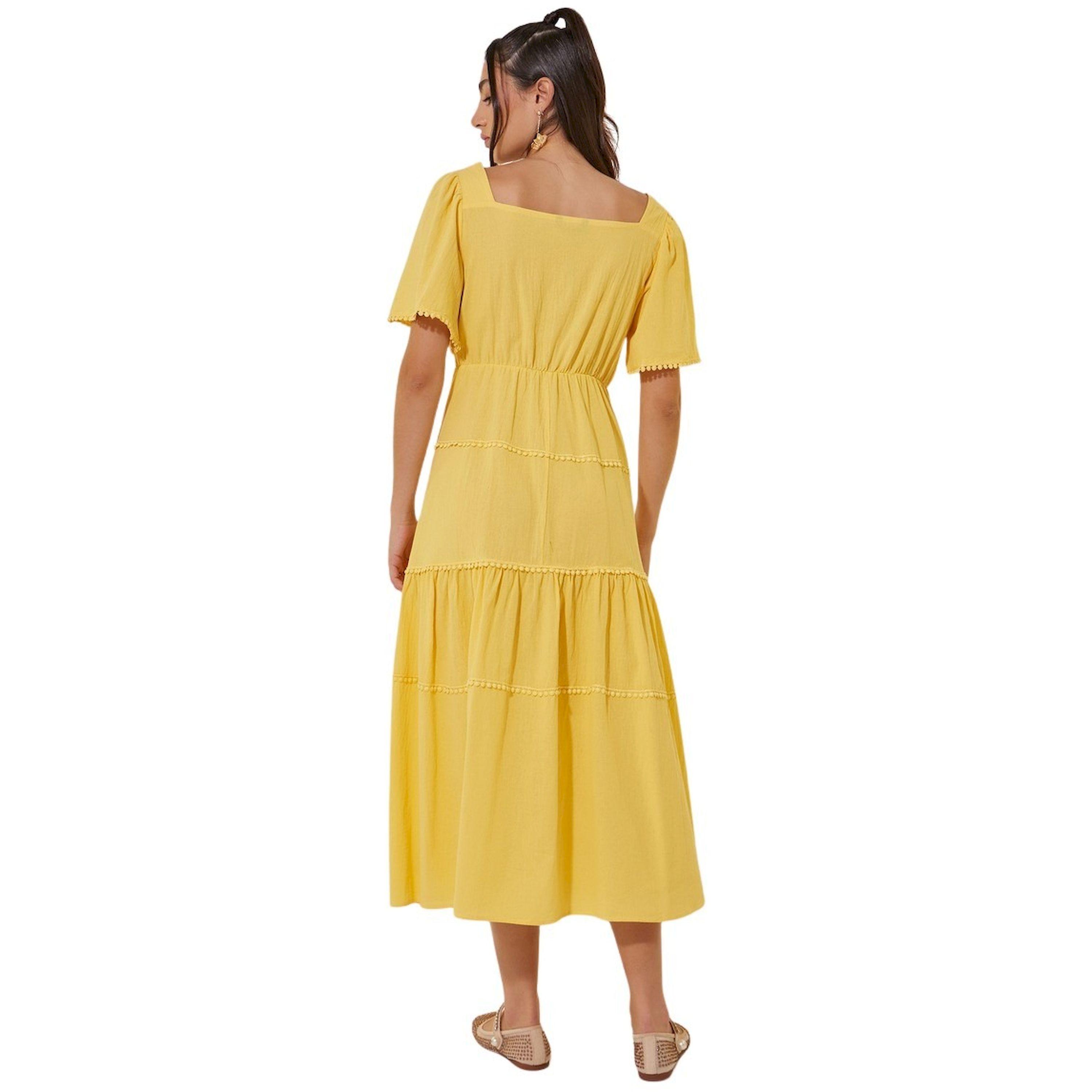 Take Two Solid Square Collar Tiered Midi Dress-women-clothing-dresses-image-5