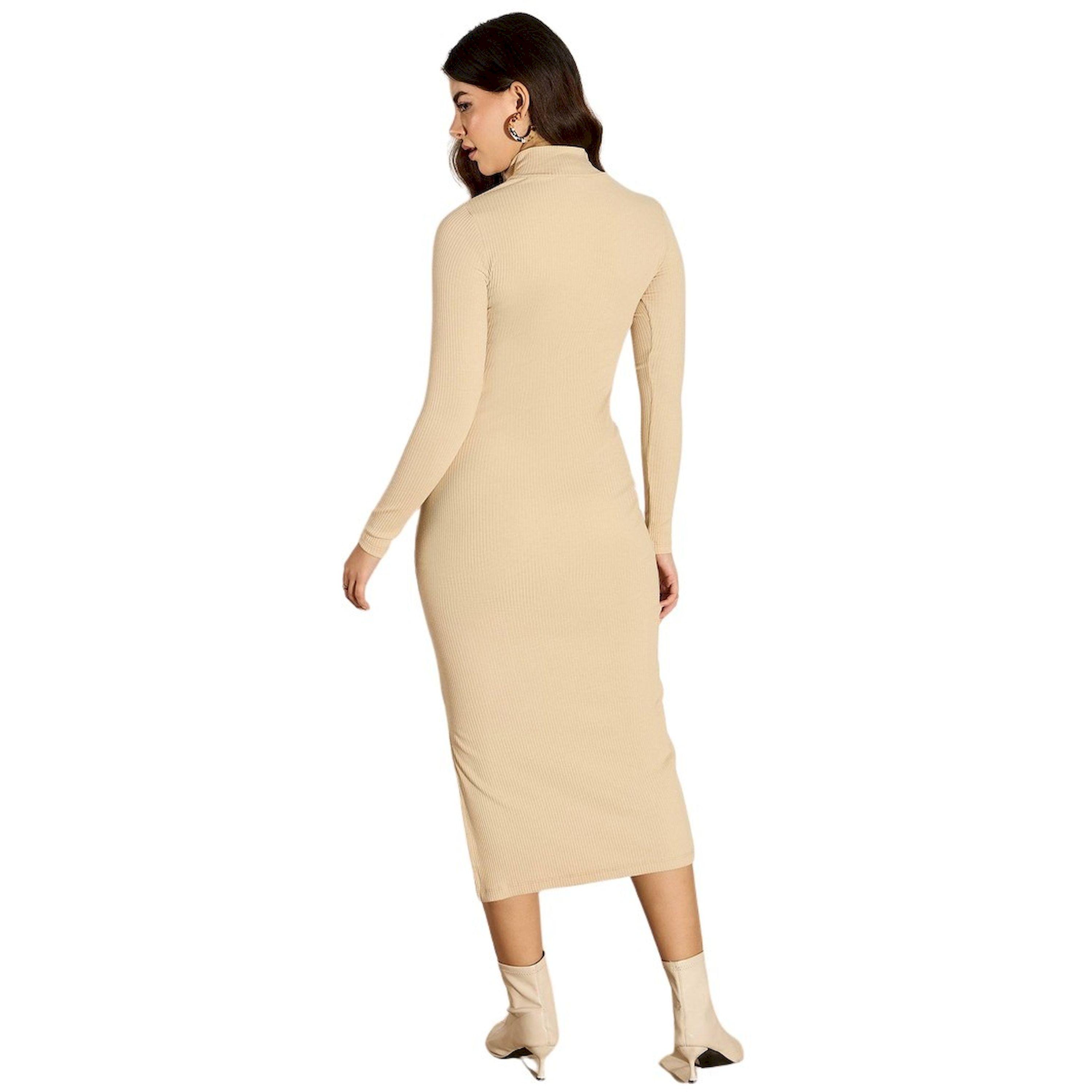 Sassafras X Styli Ribbed High Neck Bodycon Midi Dress-women-clothing-dresses-image-3
