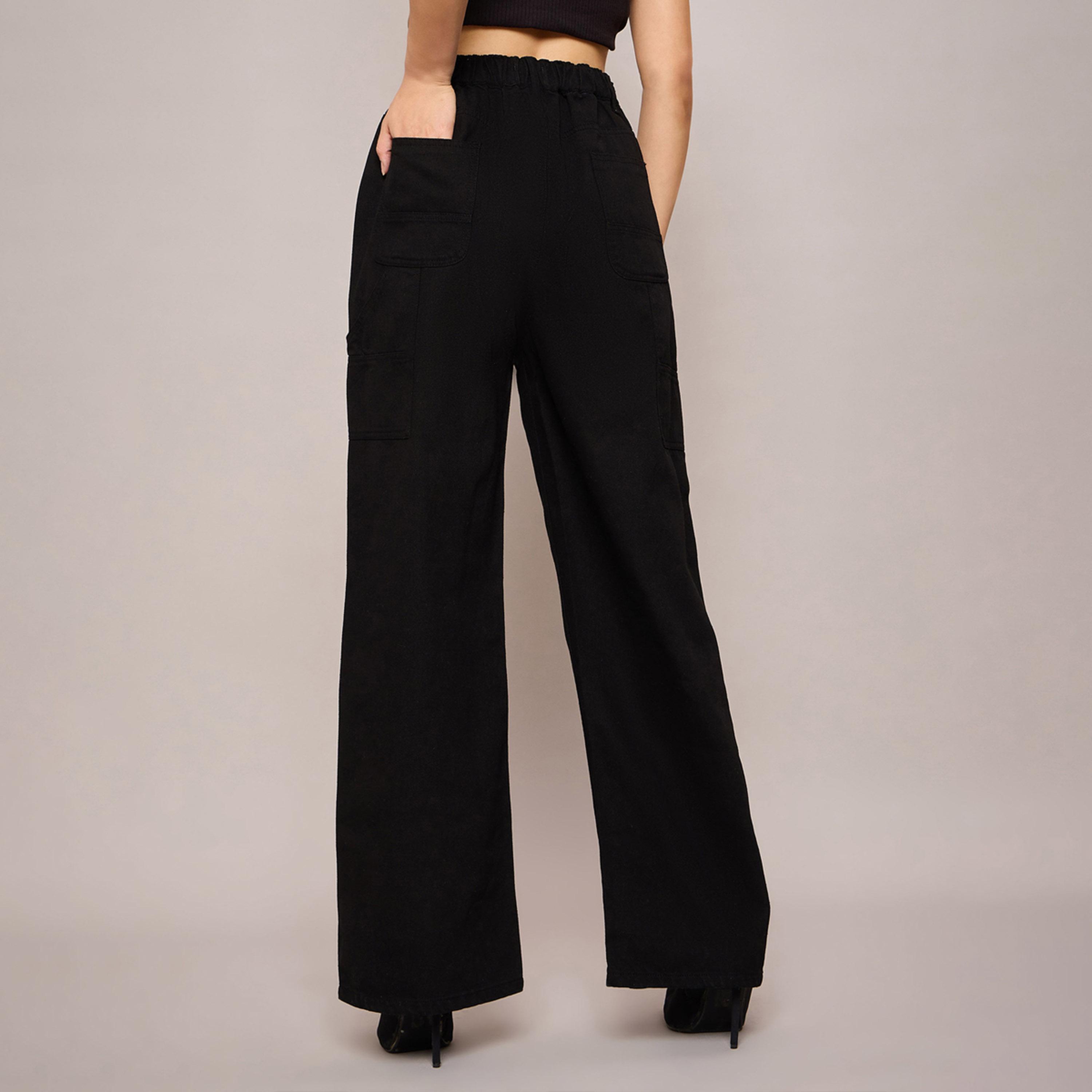 Sassafras X Styli High Rise Wide Leg Jeans-women-clothing-bottoms-jeans-image-5