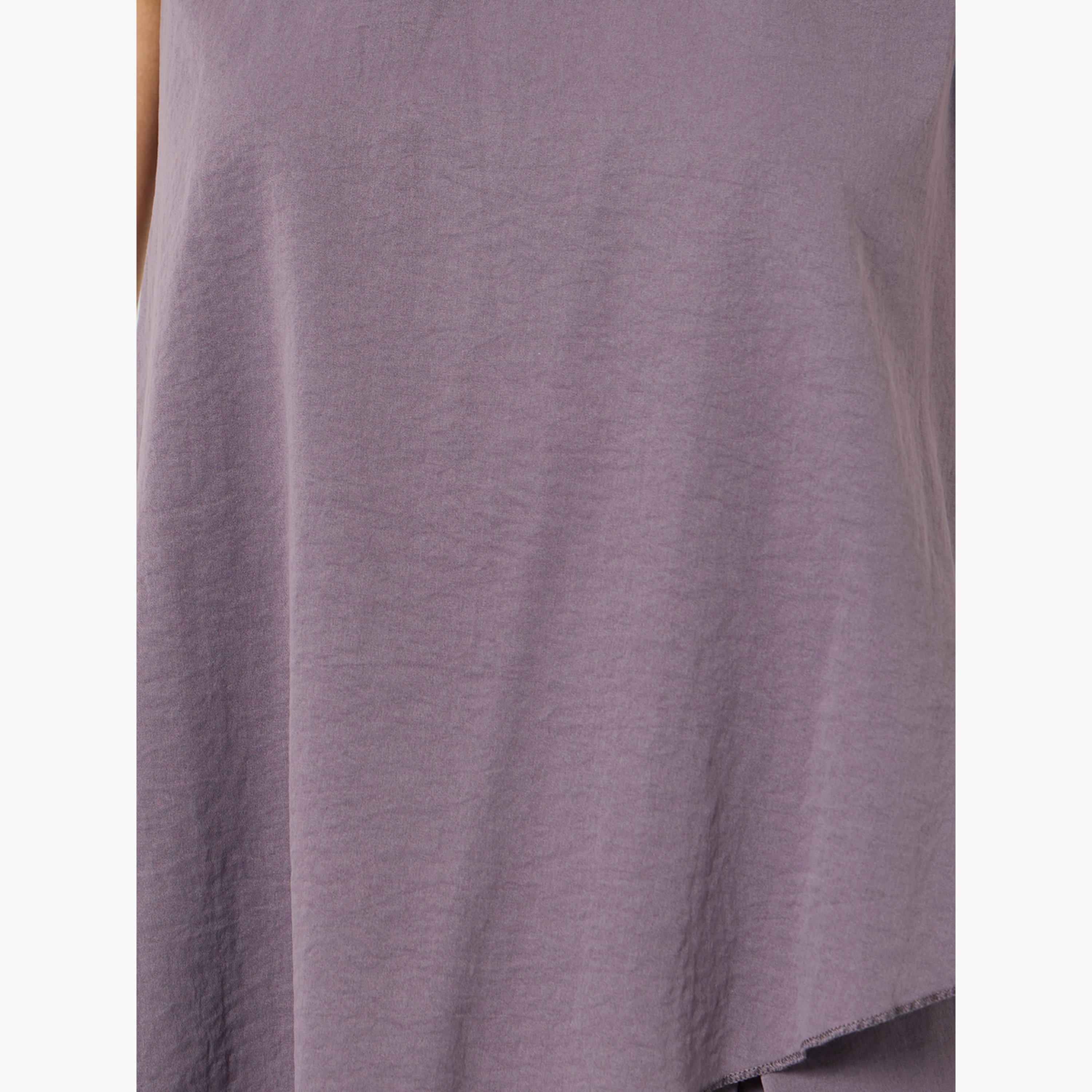 طقم منسق من بلوزة بحافة غير متماثلة وبنطال للنساء-women-clothing-coordsets-image-3