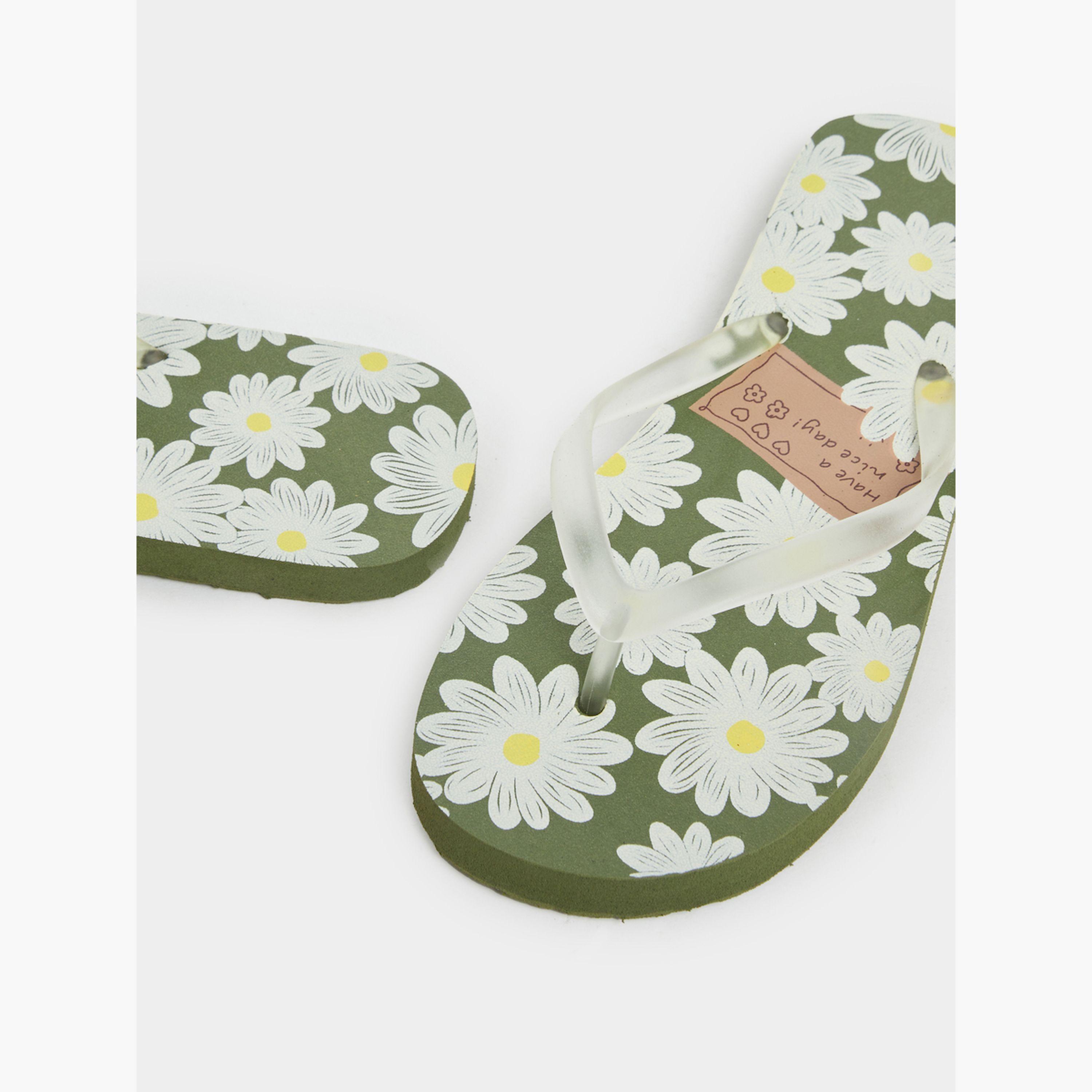 ستايلي - شبشب بطبعة زهور-women-shoes-flipflopsandslides-image-3