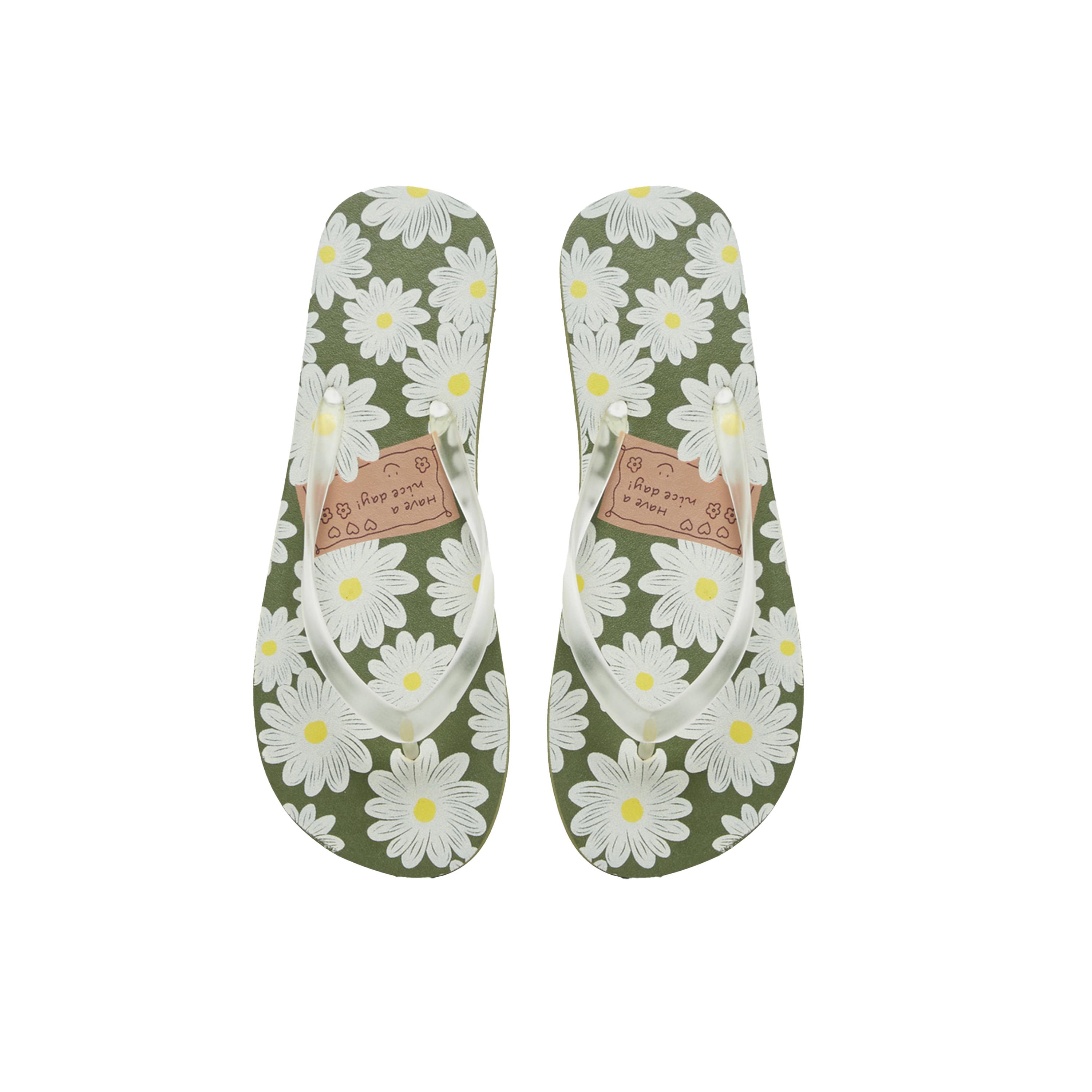 ستايلي - شبشب بطبعة زهور-women-shoes-flipflopsandslides-image-5
