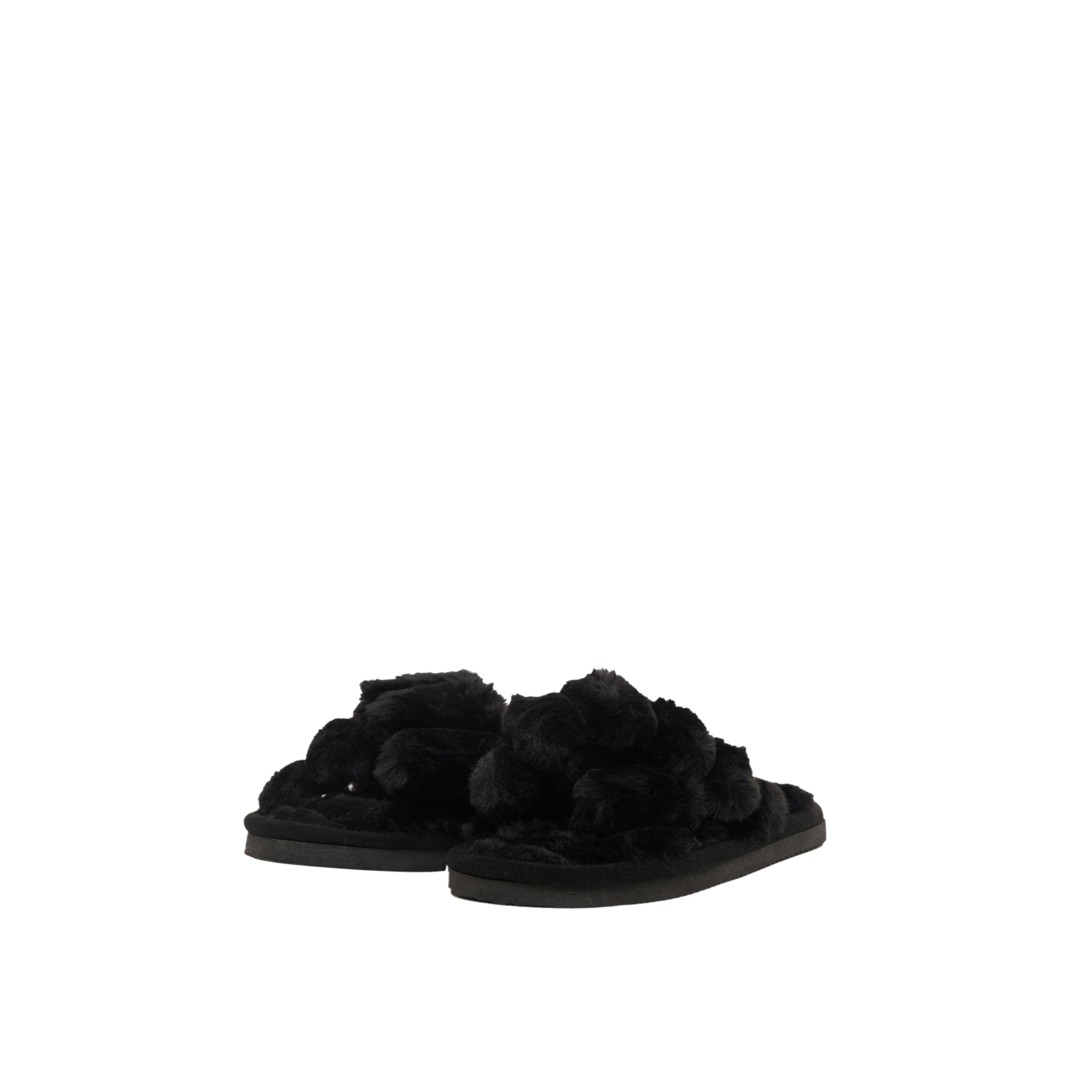 Styli Textured Fluffy Bedroom Slippers-women-shoes-bedroomslippers-image-1