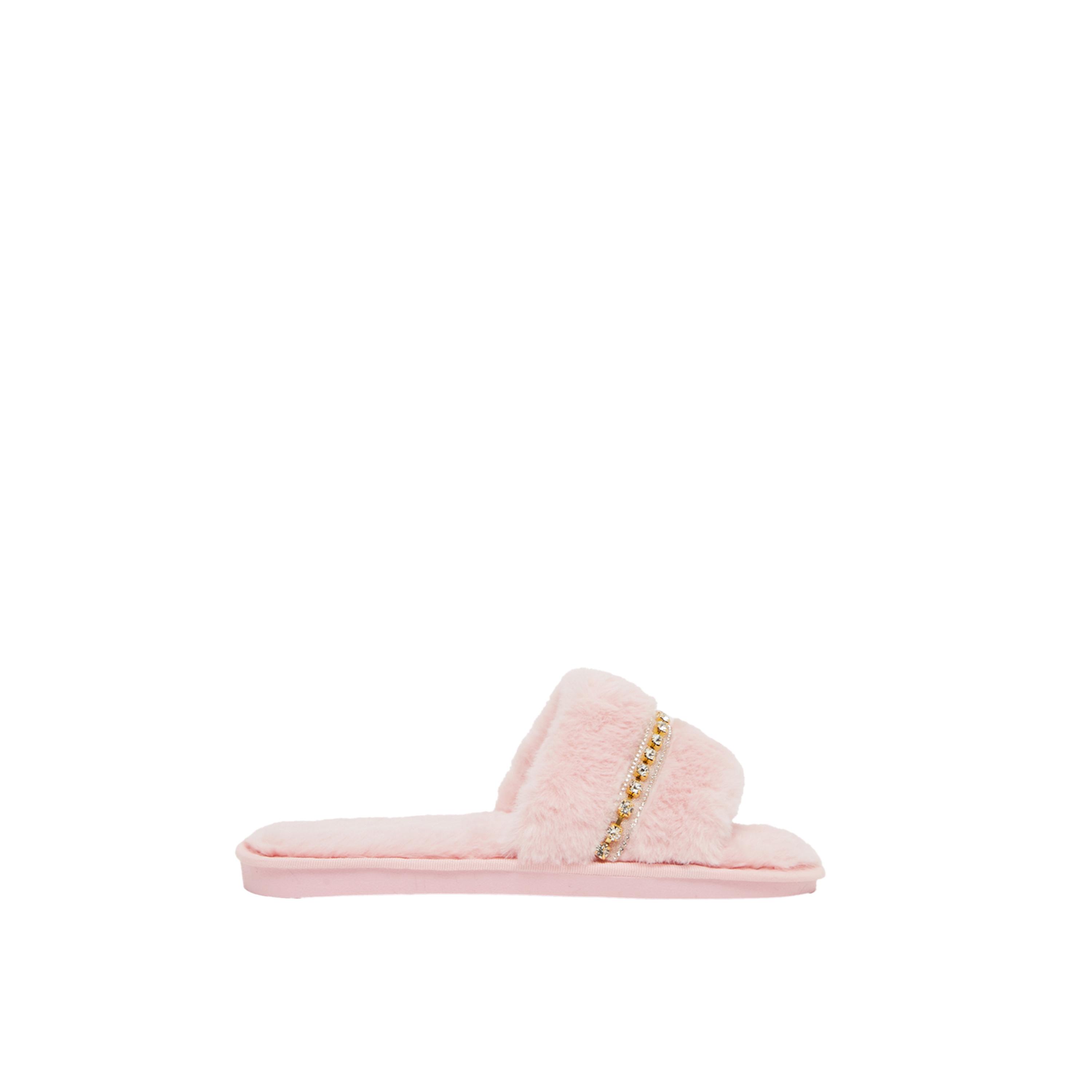 Styli Embellished Fur Bedroom Slippers-women-shoes-bedroomslippers-image-1