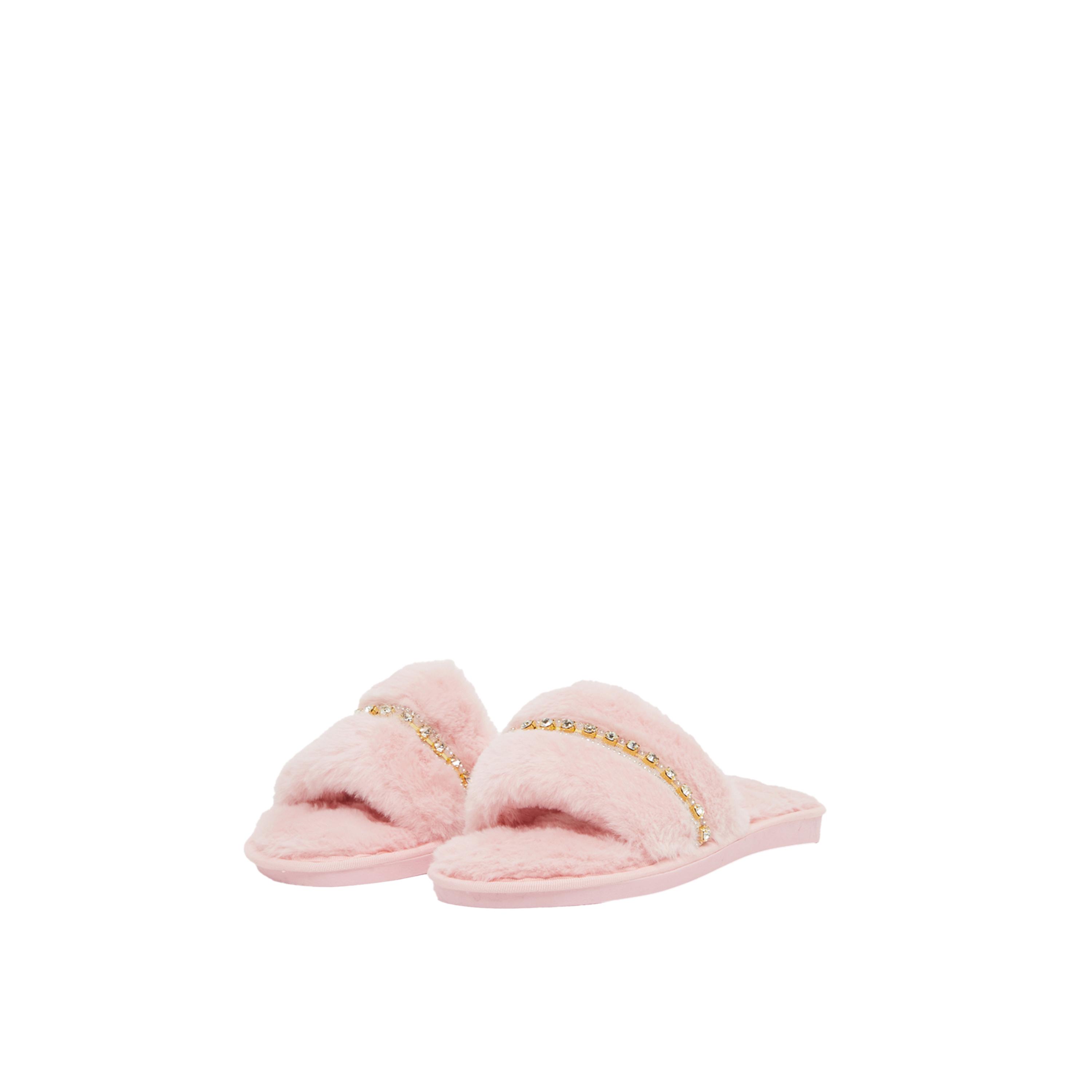 Styli Embellished Fur Bedroom Slippers-women-shoes-bedroomslippers-image-2