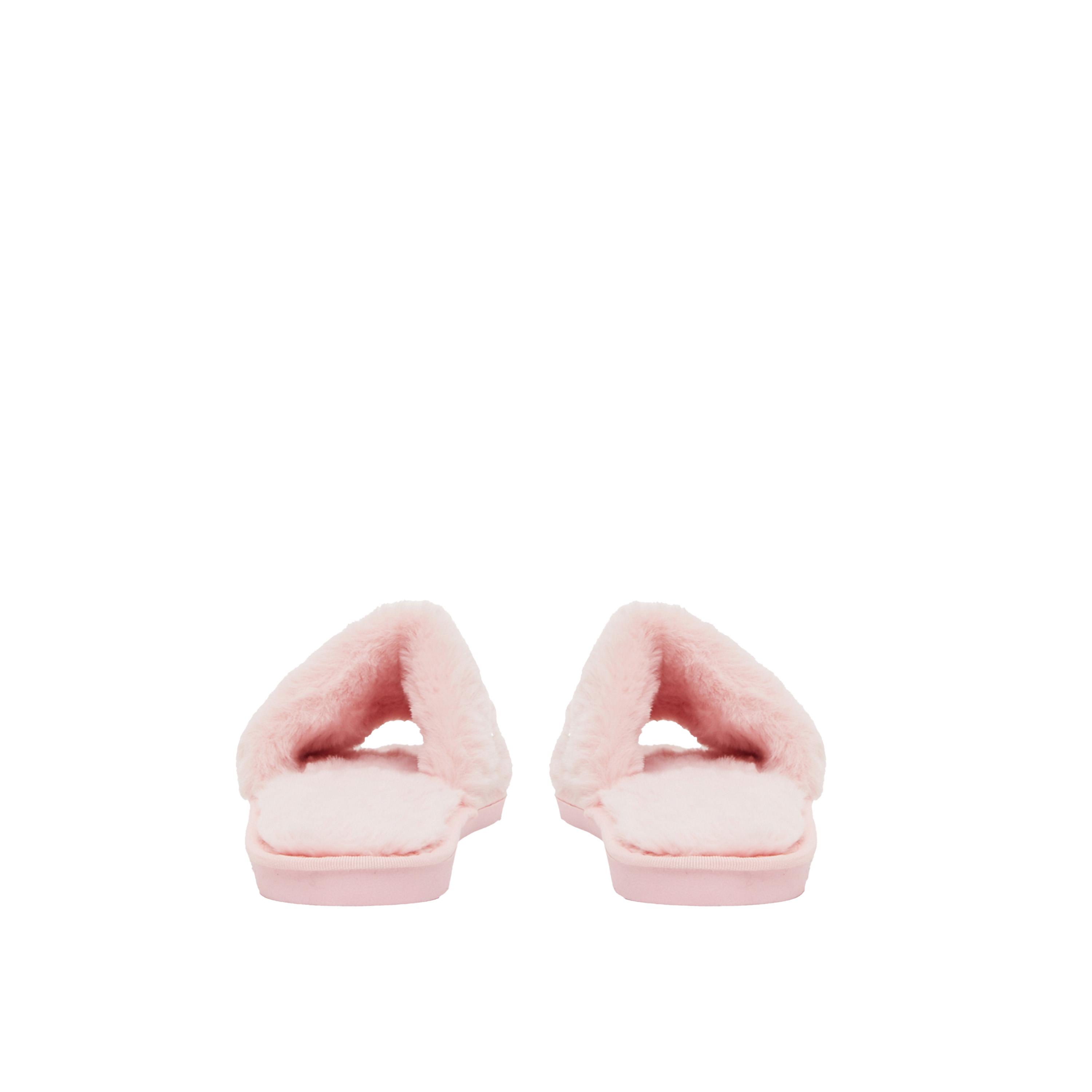 Styli Embellished Fur Bedroom Slippers-women-shoes-bedroomslippers-image-3