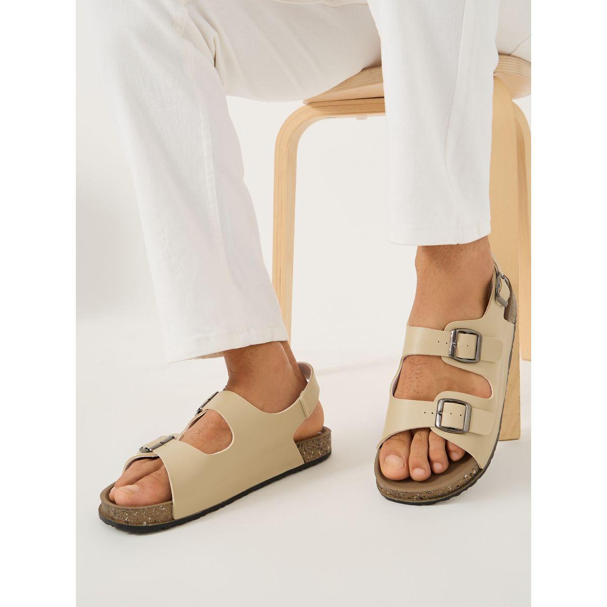 صندل بنعل بلاتفورم وسير كاحل-men-shoes-sandals-image-1