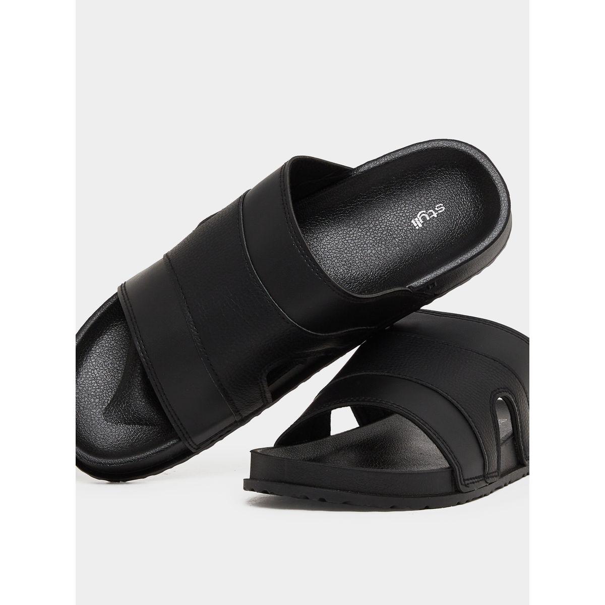 Styli Cut Out Thick Band Slip on Sandals-men-shoes-sandals-image-4