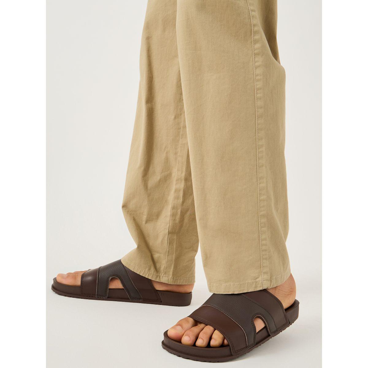 Styli Cut Out Thick Band Slip on Sandals-men-shoes-sandals-image-1