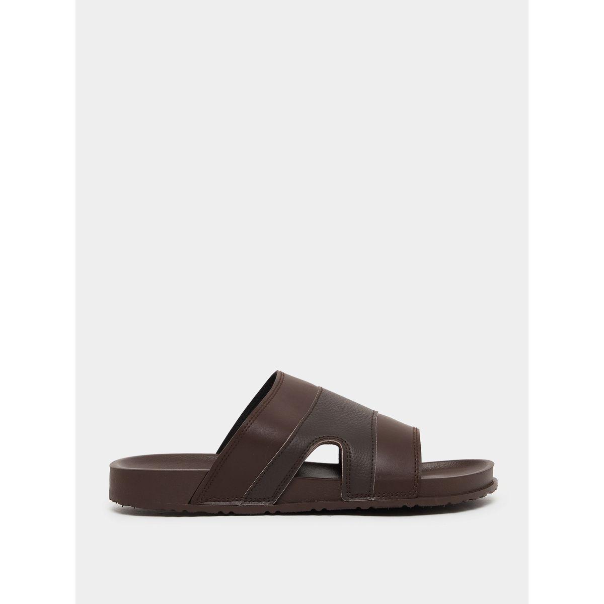 Styli Cut Out Thick Band Slip on Sandals-men-shoes-sandals-image-2