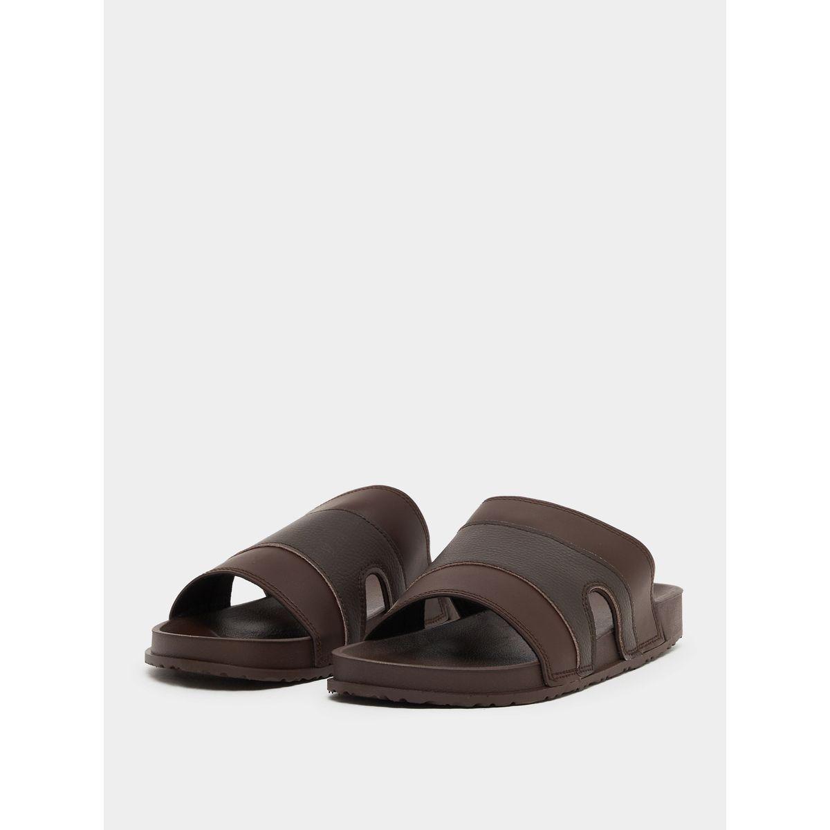 Styli Cut Out Thick Band Slip on Sandals-men-shoes-sandals-image-3
