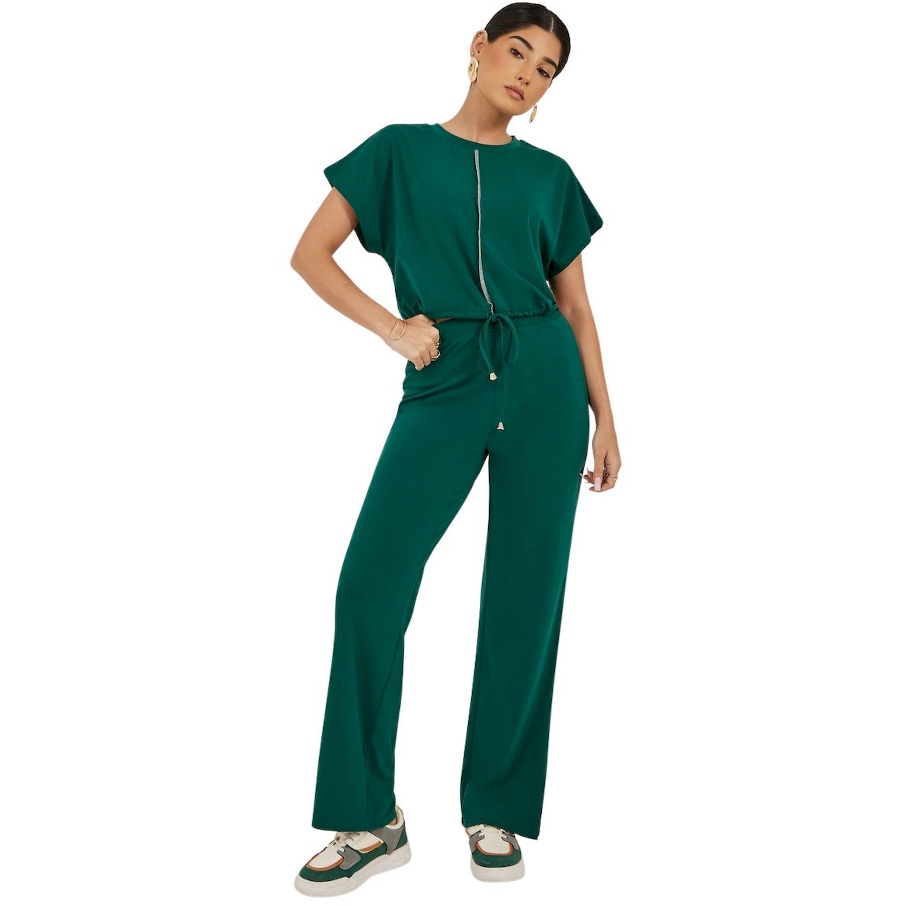 Styli Solid Crop Top and Wide Leg Pants Co-Ords-women-clothing-coordsets-image-2
