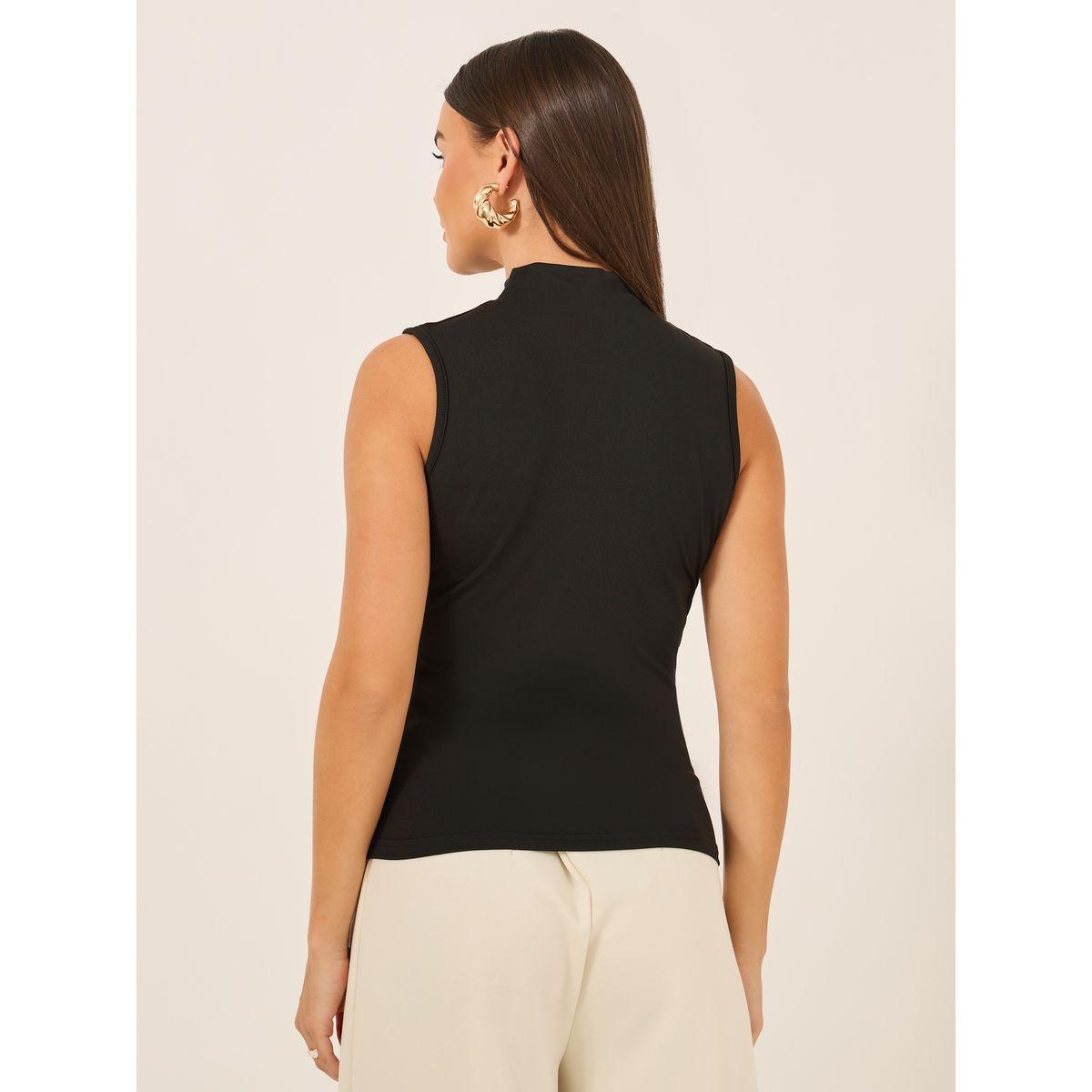 Styli Solid Sleeveless High Neck Top-women-clothing-shirtsandblouses-blouses-image-5
