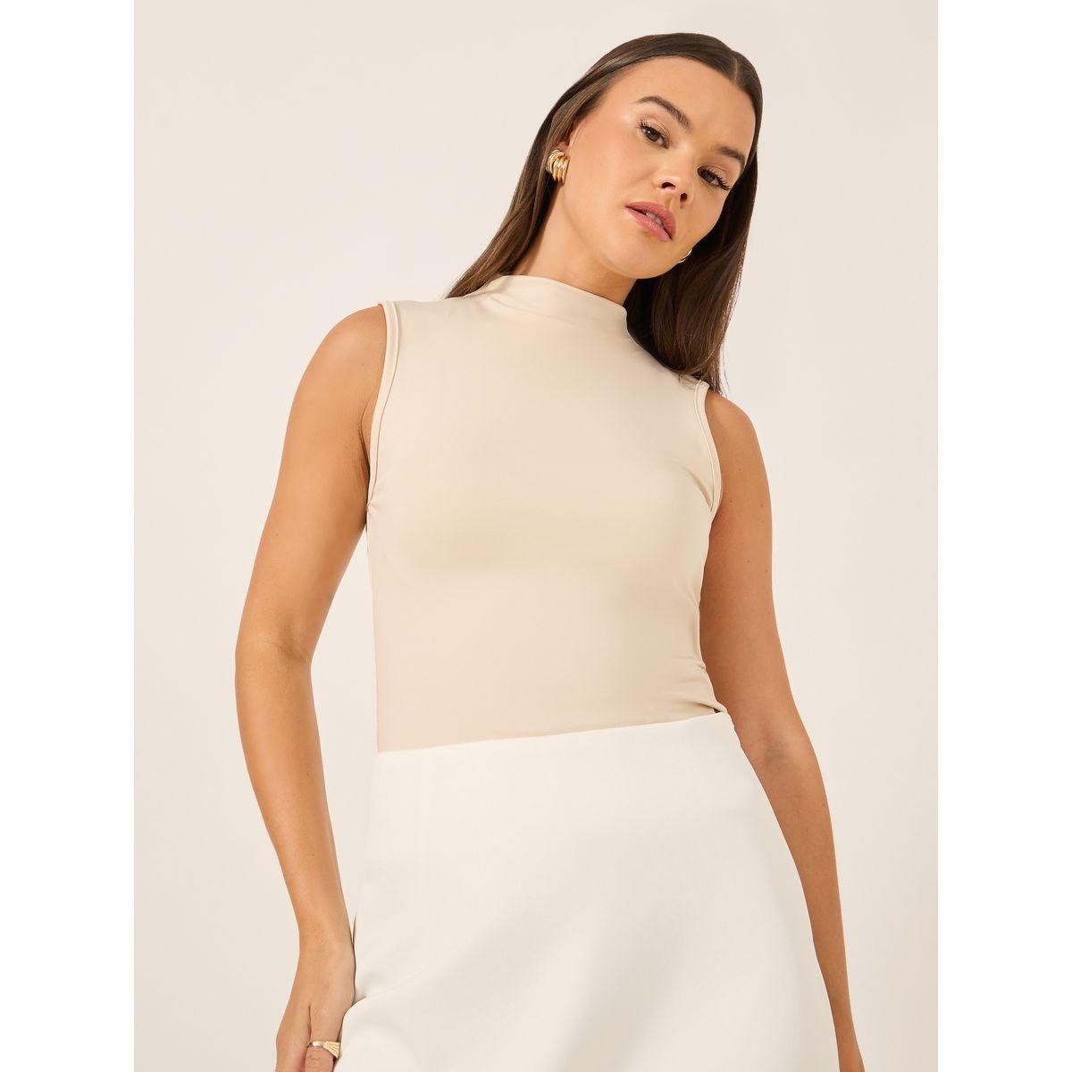 Styli Solid Sleeveless High Neck Top-women-clothing-shirtsandblouses-blouses-image-1