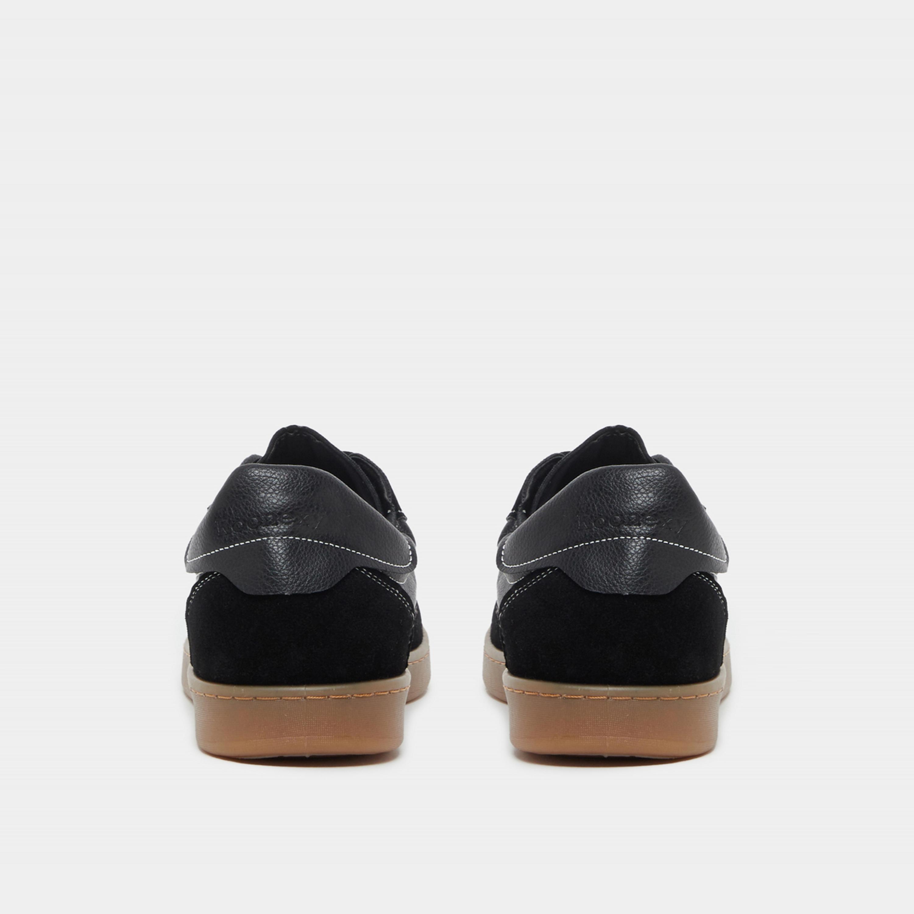 Styli Faux Suede Gum Sole Lace Up Sneakers-men-shoes-sneakers-image-4