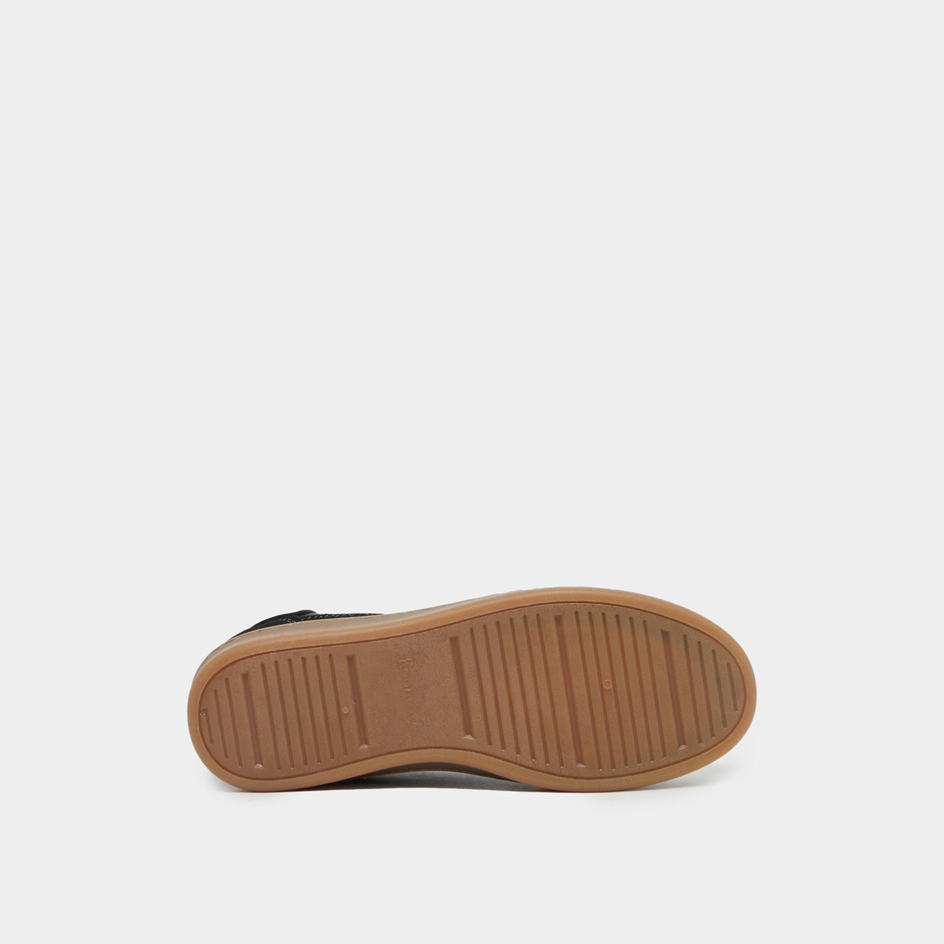 Styli Faux Suede Gum Sole Lace Up Sneakers-men-shoes-sneakers-image-6