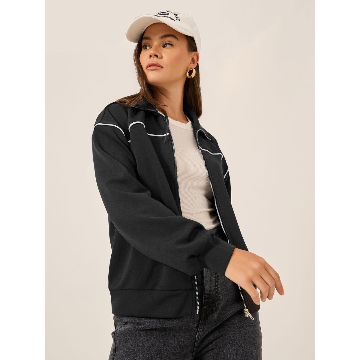 جاكيت بومبر بقصة عادية وتفاصيل مُتباينة-women-winterwear-coatsandjackets-jackets-image-3