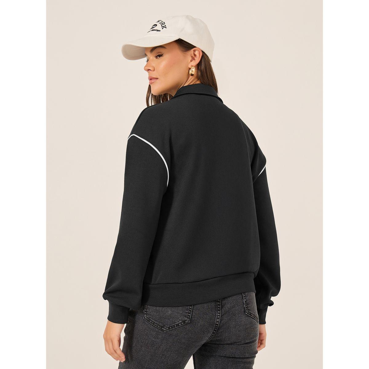 جاكيت بومبر بقصة عادية وتفاصيل مُتباينة-women-winterwear-coatsandjackets-jackets-image-6