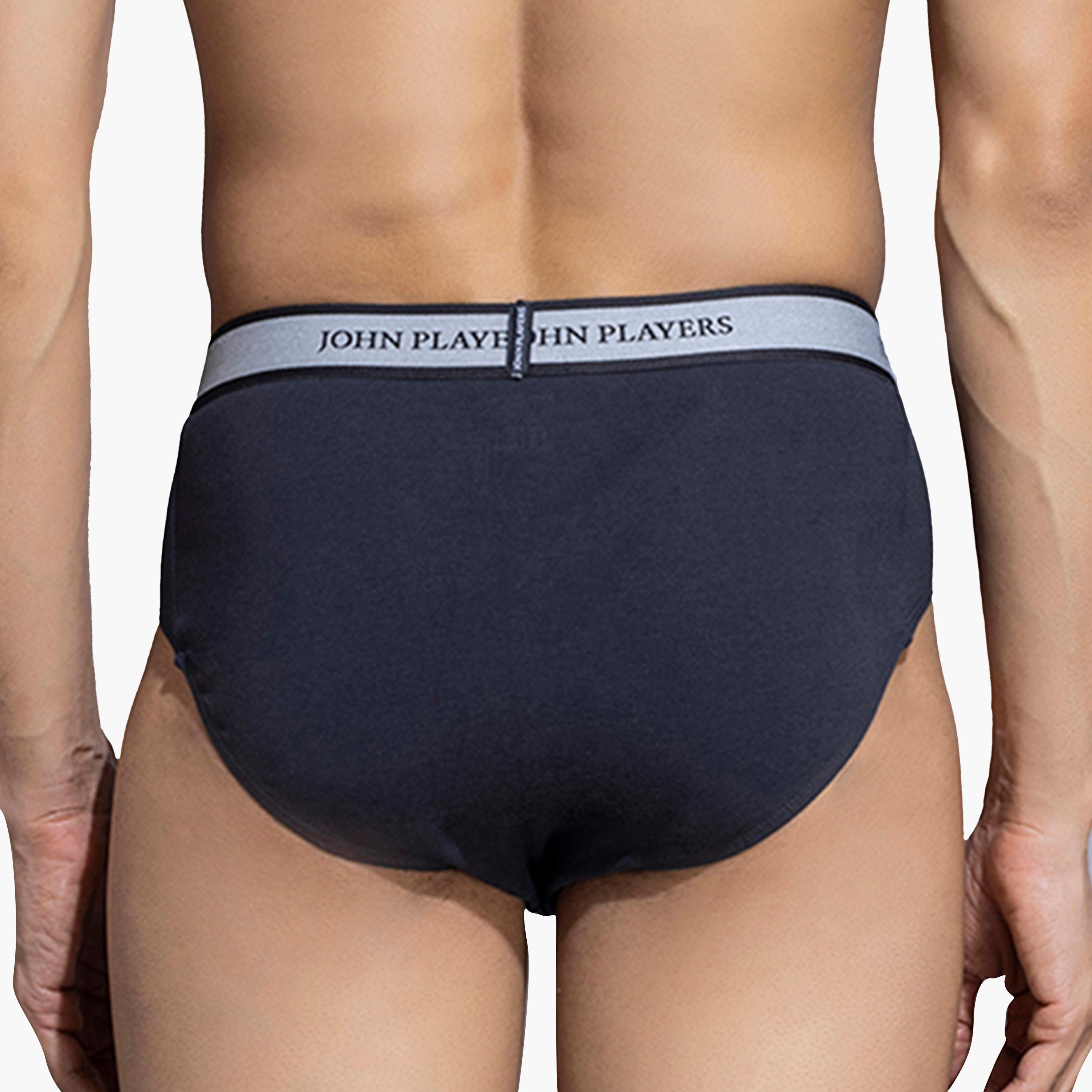 John Player X Styli Pack of 2 - Logo Detail Waistband Briefs-men-clothing-innerwear-underwear-image-10