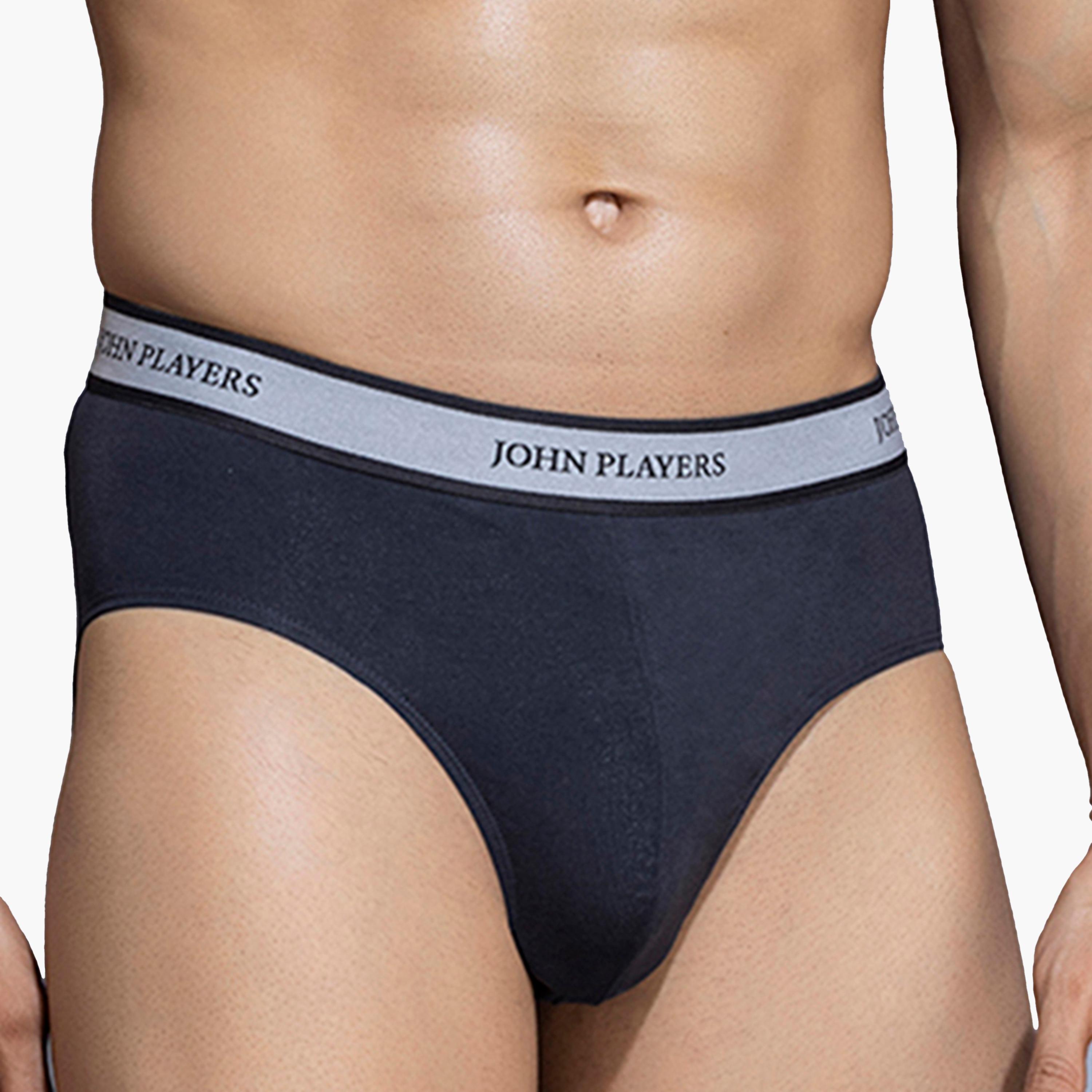 John Player X Styli Pack of 2 - Logo Detail Waistband Briefs-men-clothing-innerwear-underwear-image-12