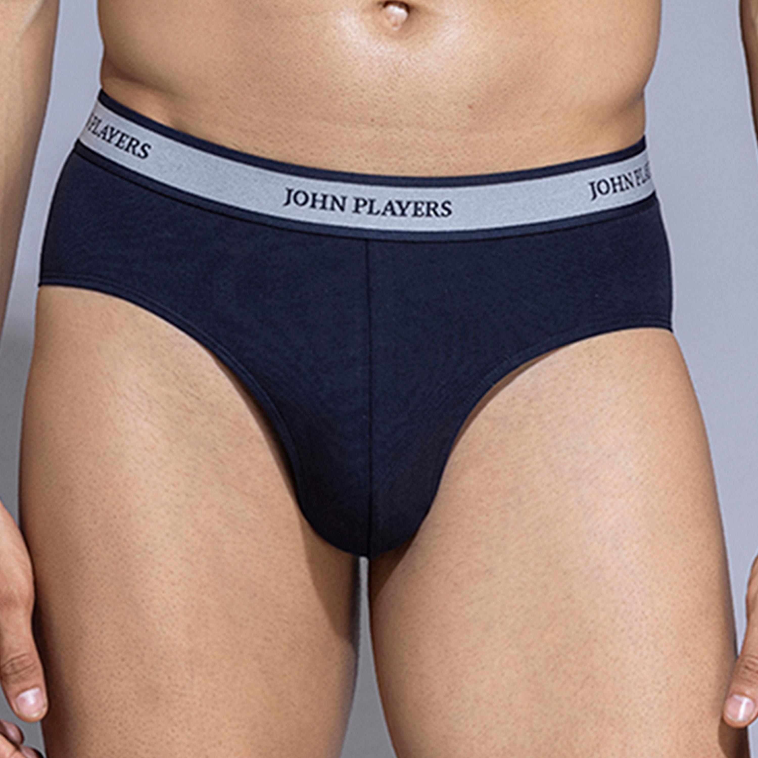 John Player X Styli Pack of 2 - Logo Detail Waistband Briefs-men-clothing-innerwear-underwear-image-2