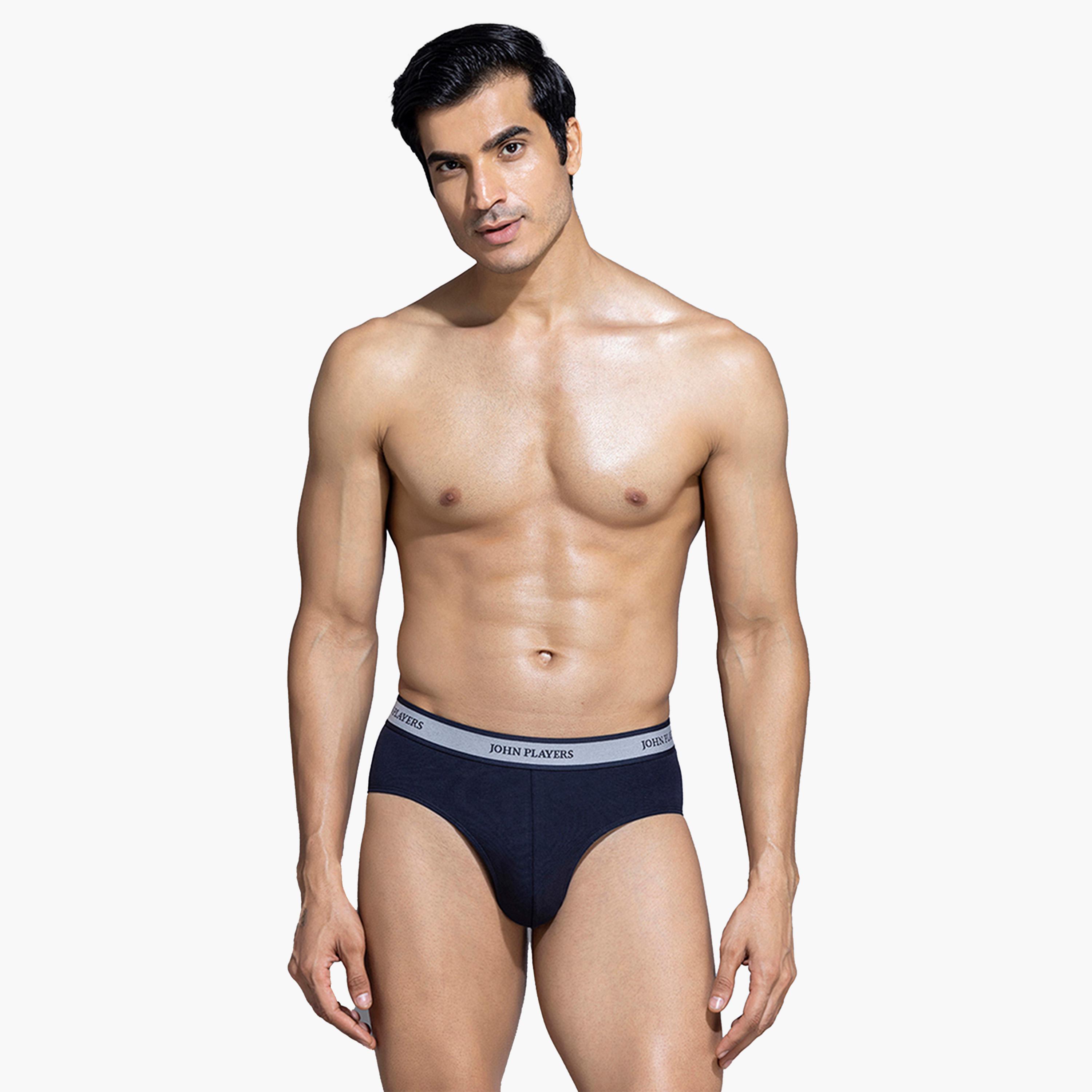John Player X Styli Pack of 2 - Logo Detail Waistband Briefs-men-clothing-innerwear-underwear-image-6