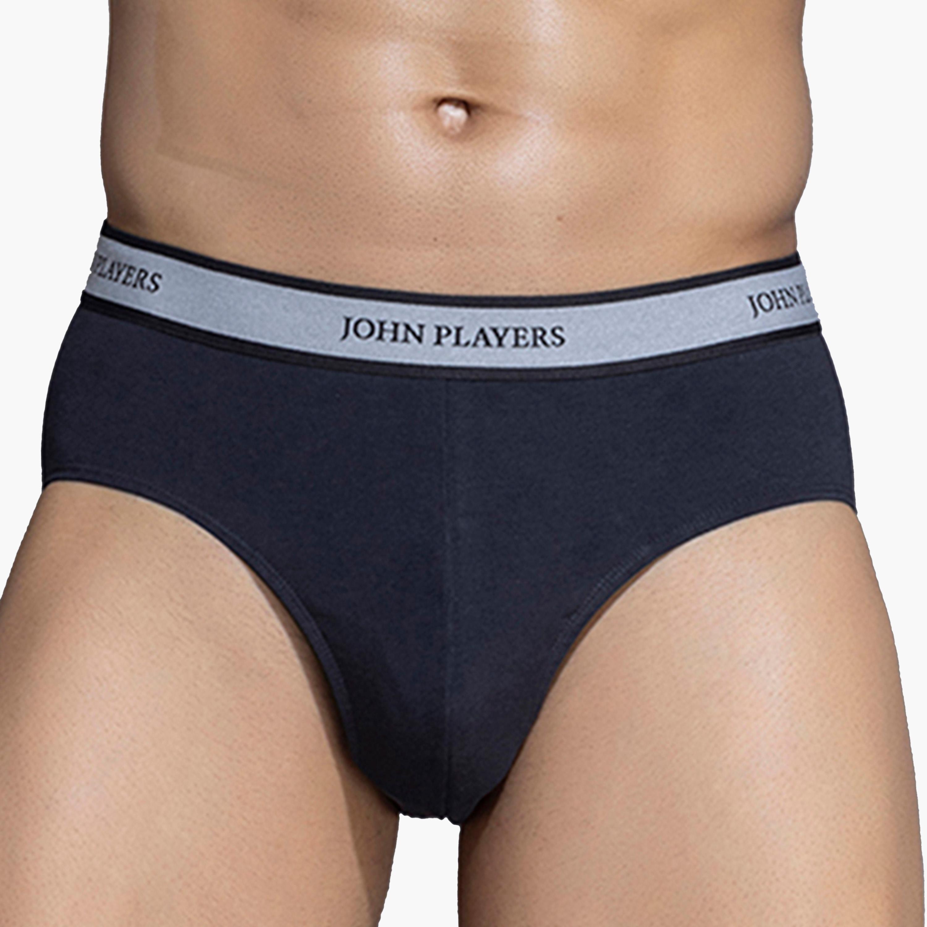 John Player X Styli Pack of 2 - Logo Detail Waistband Briefs-men-clothing-innerwear-underwear-image-8