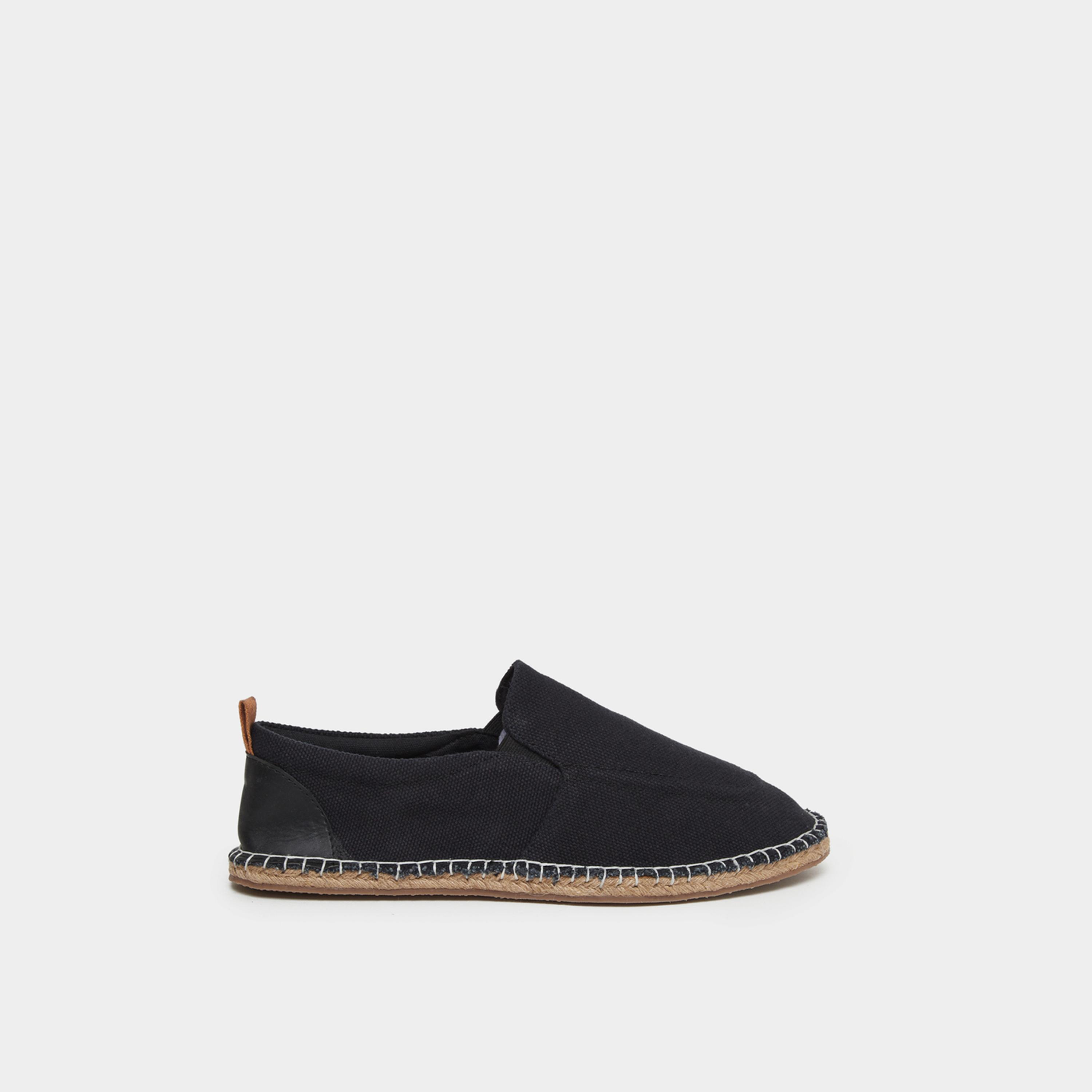 ستايلي - حذاء إسبادريل من القماش الأسود سهل الارتداء للرجال-men-shoes-loafersandmoccasins-image-2