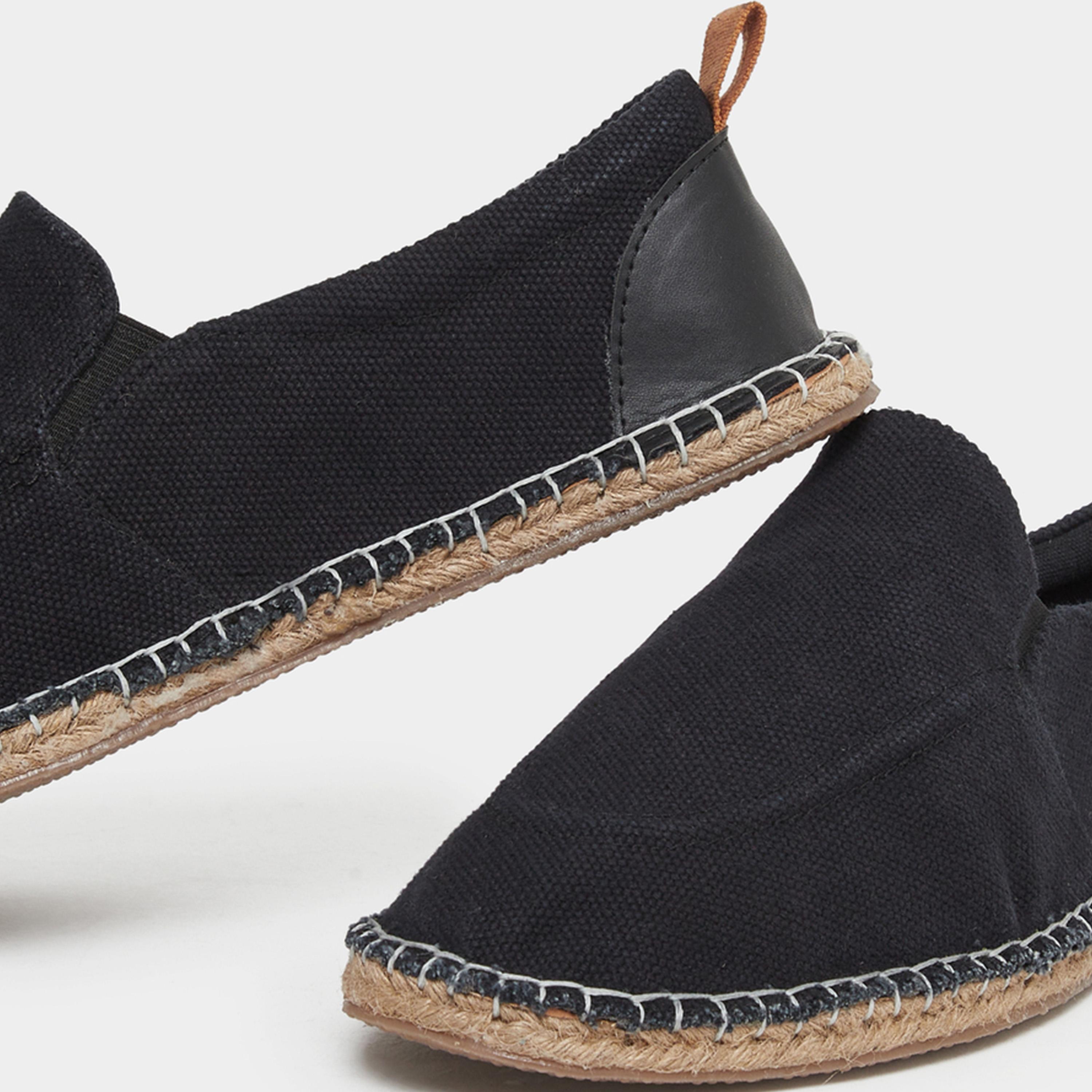 ستايلي - حذاء إسبادريل من القماش الأسود سهل الارتداء للرجال-men-shoes-loafersandmoccasins-image-3