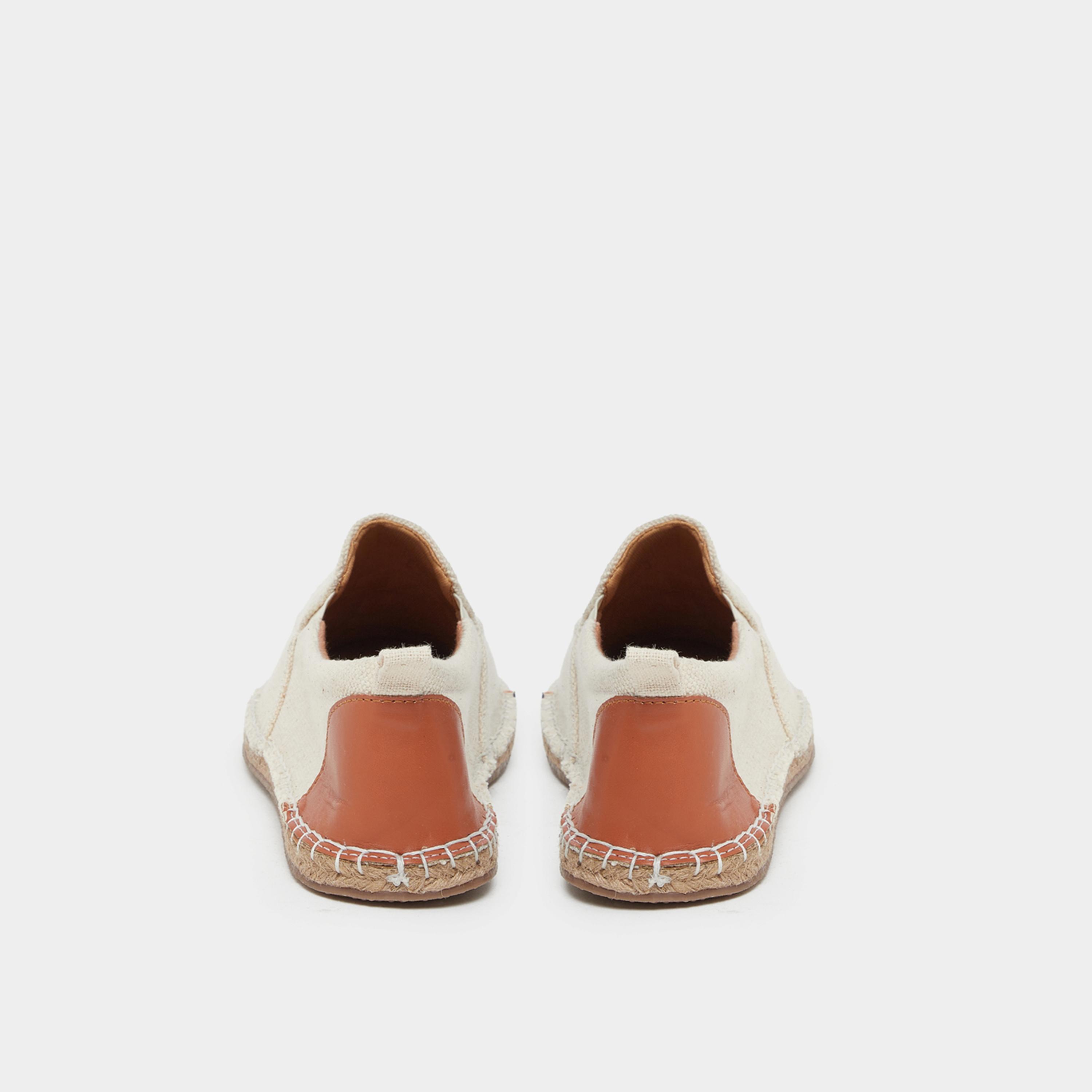 Styli Men Off White Canvas Slip-On Espadrille-men-shoes-loafersandmoccasins-image-4