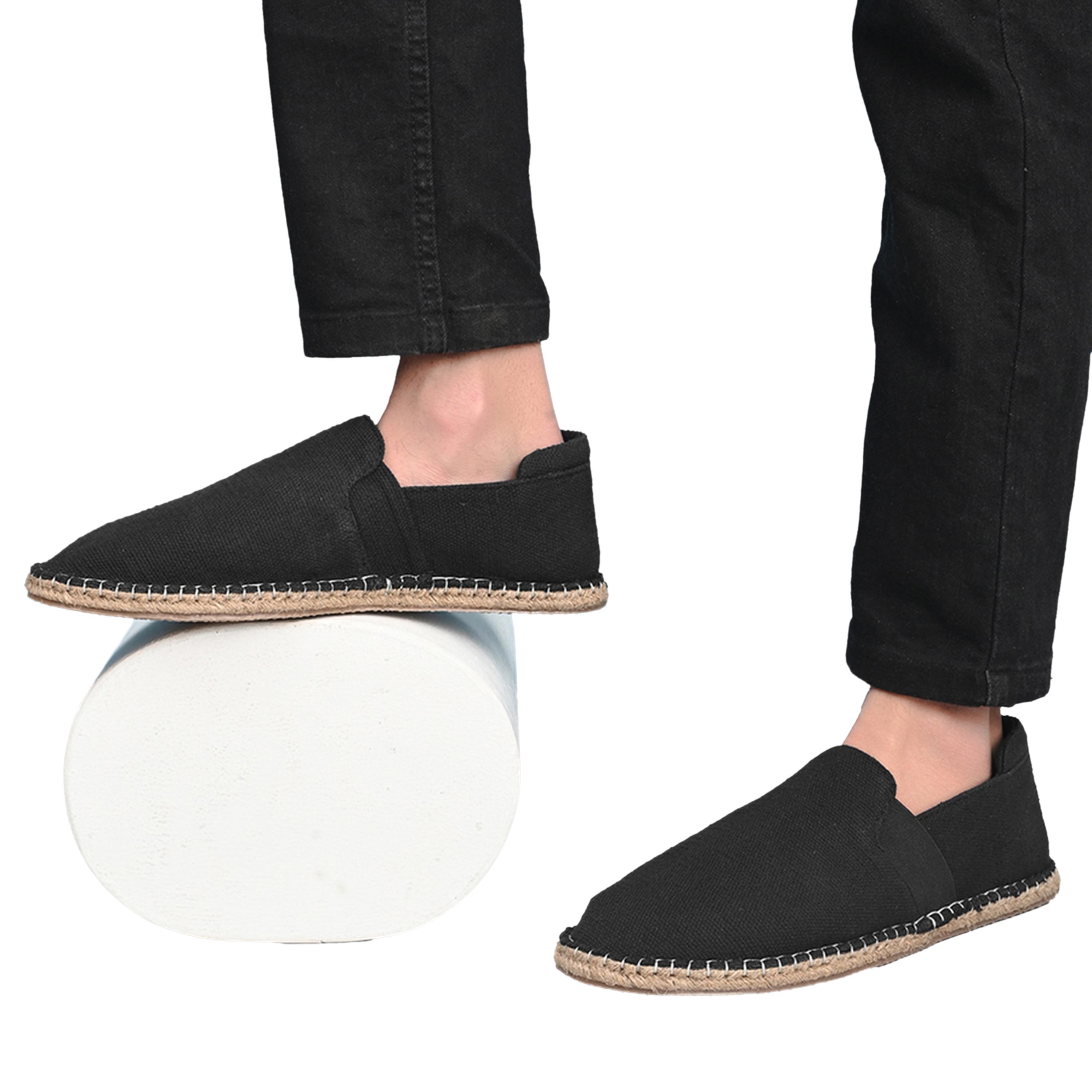 Styli Jute Canvas Slip On Espadrilles-men-shoes-loafersandmoccasins-image-1