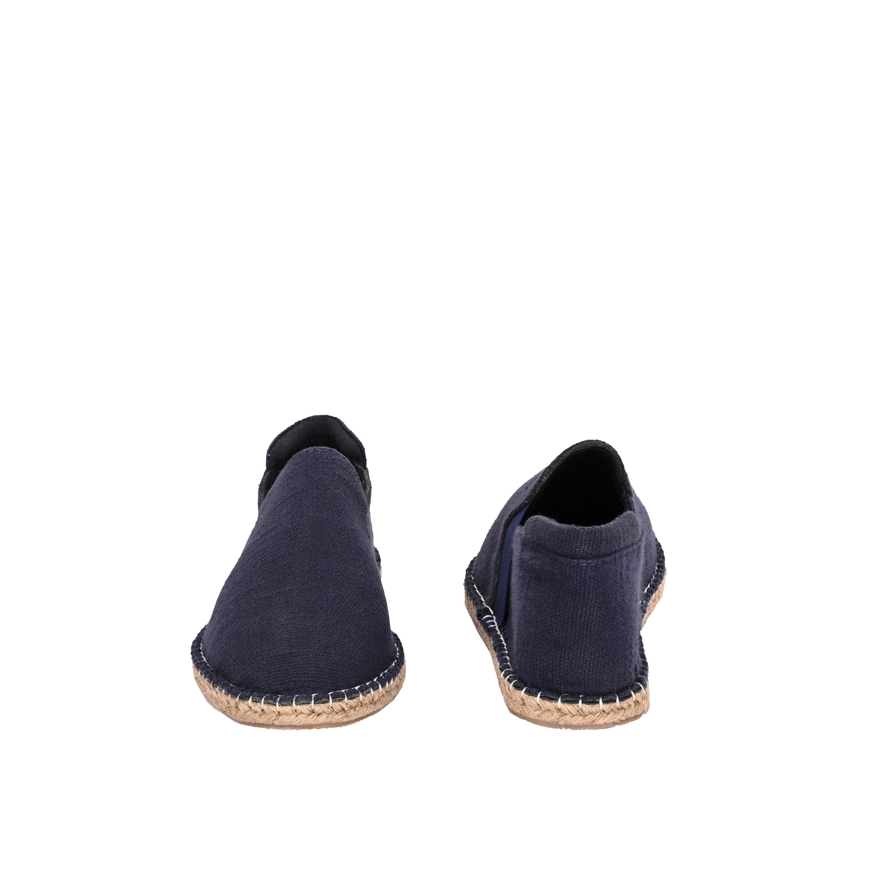 Styli Contrast Stitch Detail Slip On Espadrilles-men-shoes-loafersandmoccasins-image-4