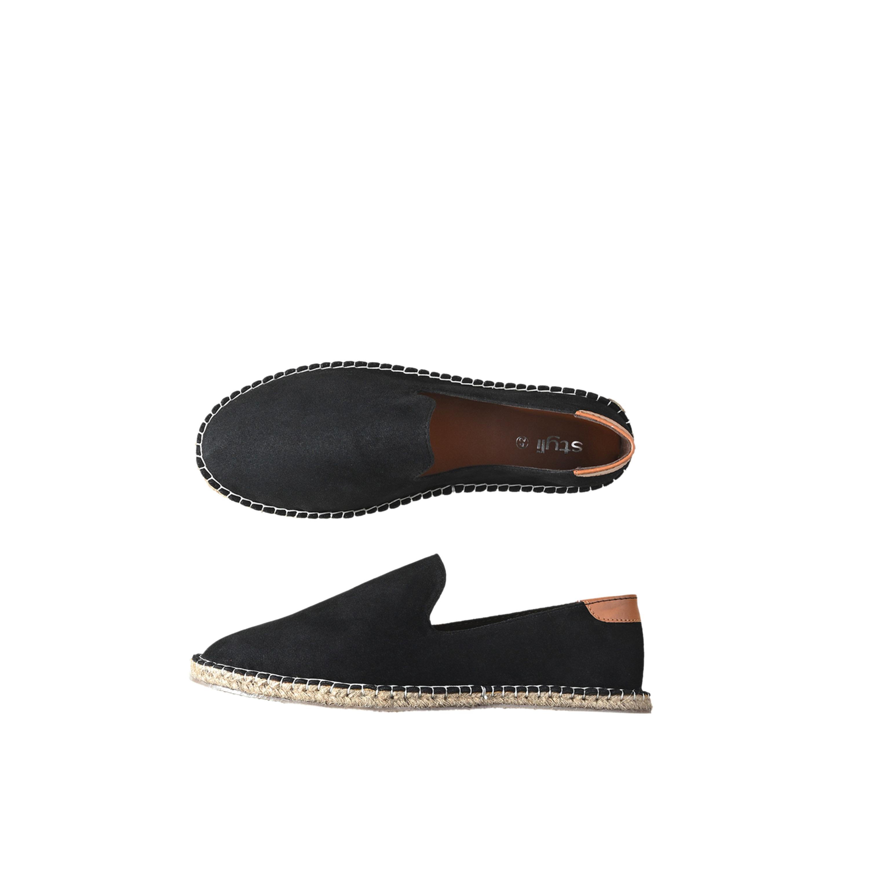 ستايلي - حذاء إسبادريل سهل الارتداء بتفاصيل خياطة متباينة-men-shoes-loafersandmoccasins-image-1