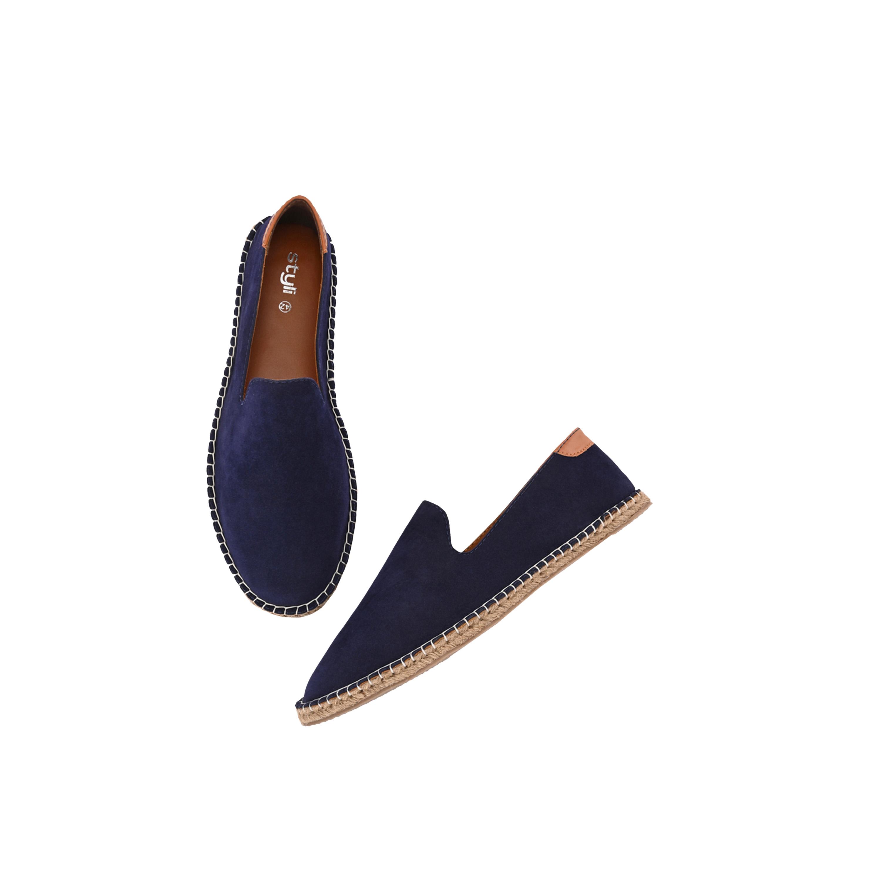 ستايلي - حذاء إسبادريل سهل الارتداء بتفاصيل خياطة متباينة-men-shoes-loafersandmoccasins-image-3