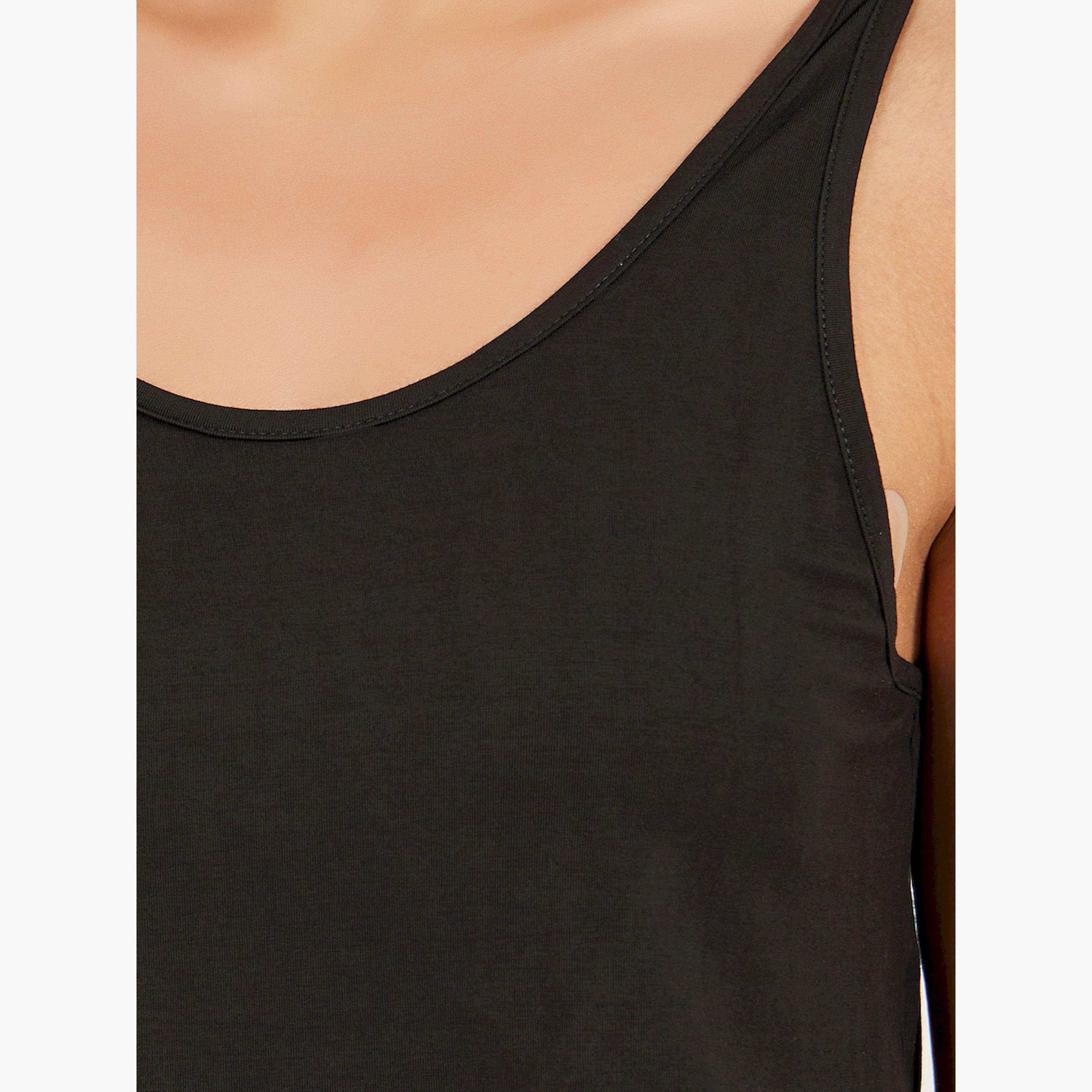 ستايلي - بلوزة بدون أكمام بقصّة فضفاضة وفتحة خلفية-women-clothing-shirtsandblouses-blouses-image-3