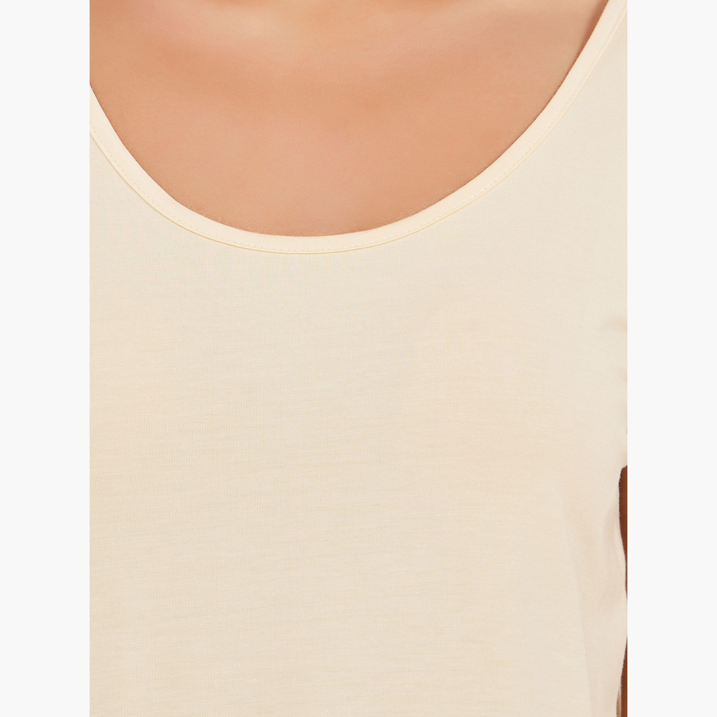 ستايلي - بلوزة بدون أكمام بقصّة فضفاضة وفتحة خلفية-women-clothing-shirtsandblouses-blouses-image-4