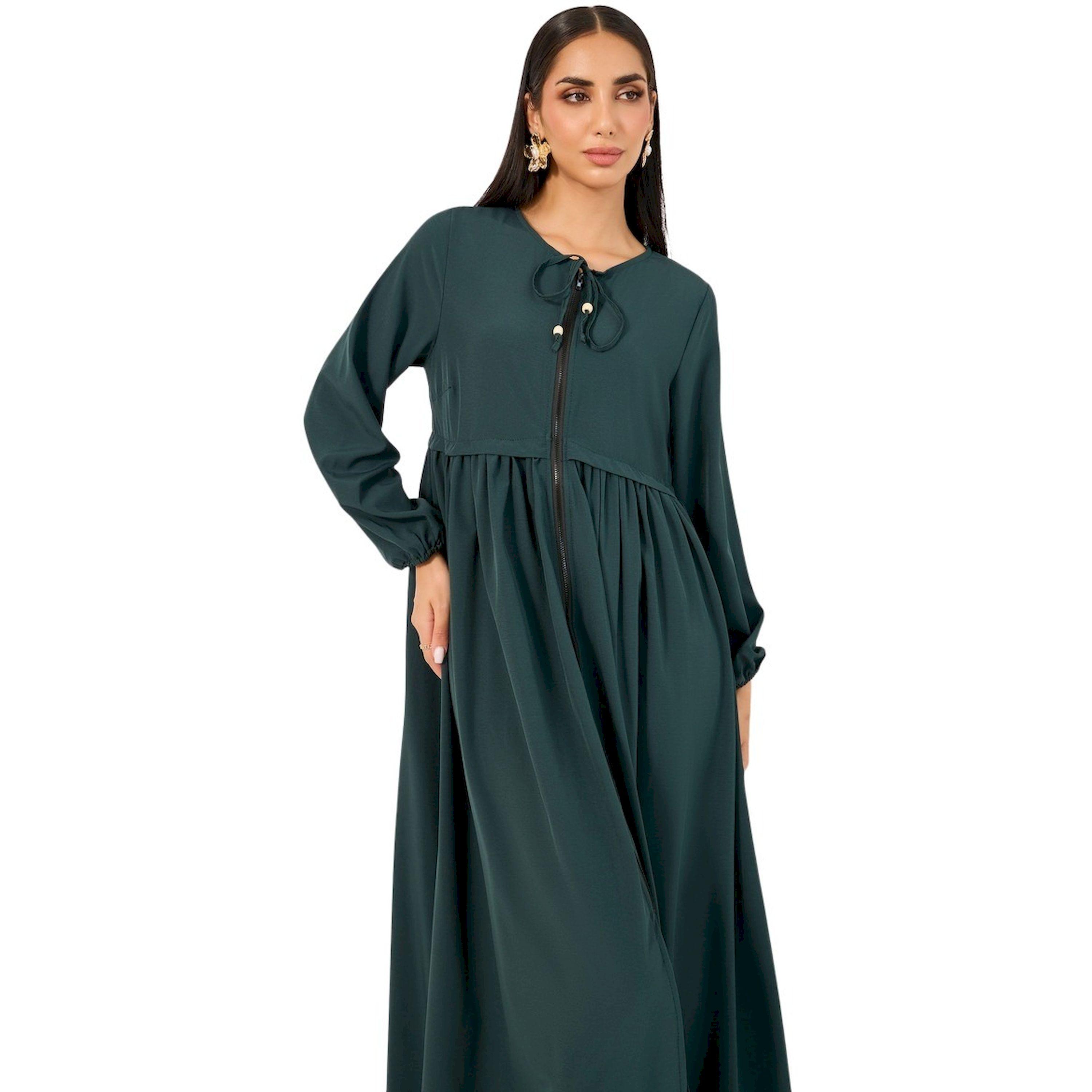 Styli Solid Long Sleeve Jalabiya-women-arabicclothing-jalabiyas-image-3