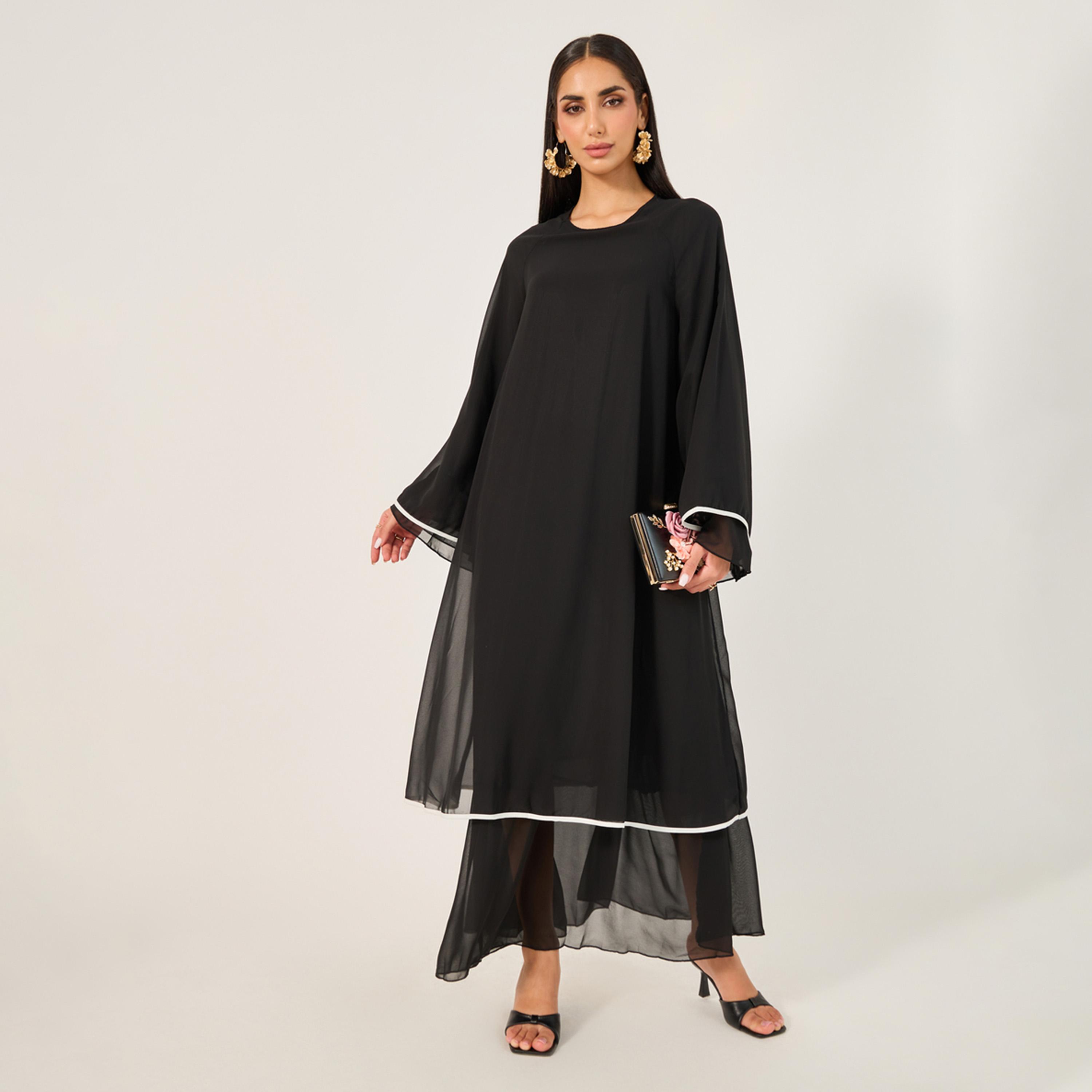 ستايلي - جلابية طبقات بقصة عادية-women-arabicclothing-jalabiyas-image-1