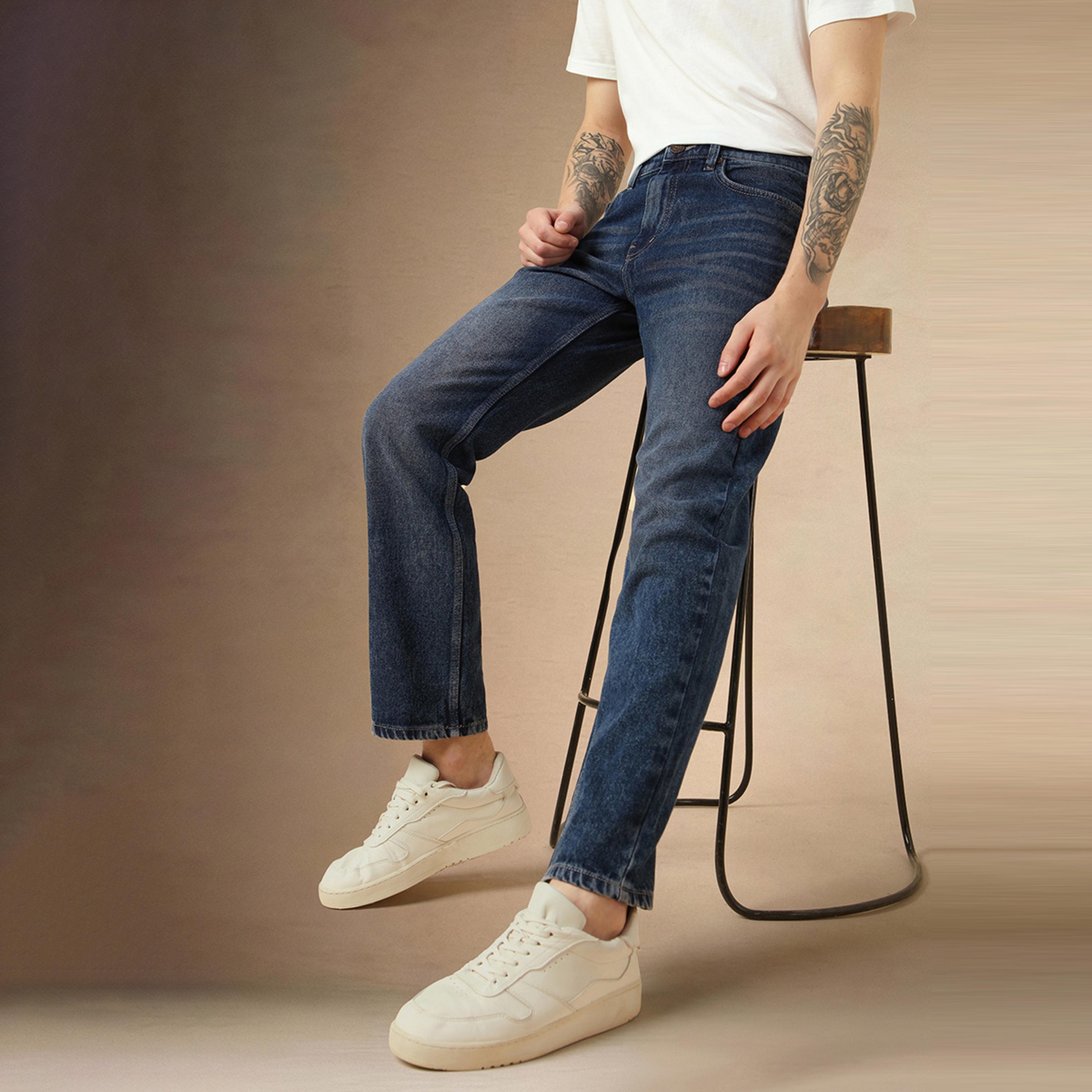 Dennis Lingo X Styli Mid Rise Straight Fit Faded Jeans-men-clothing-bottoms-jeans-image-1