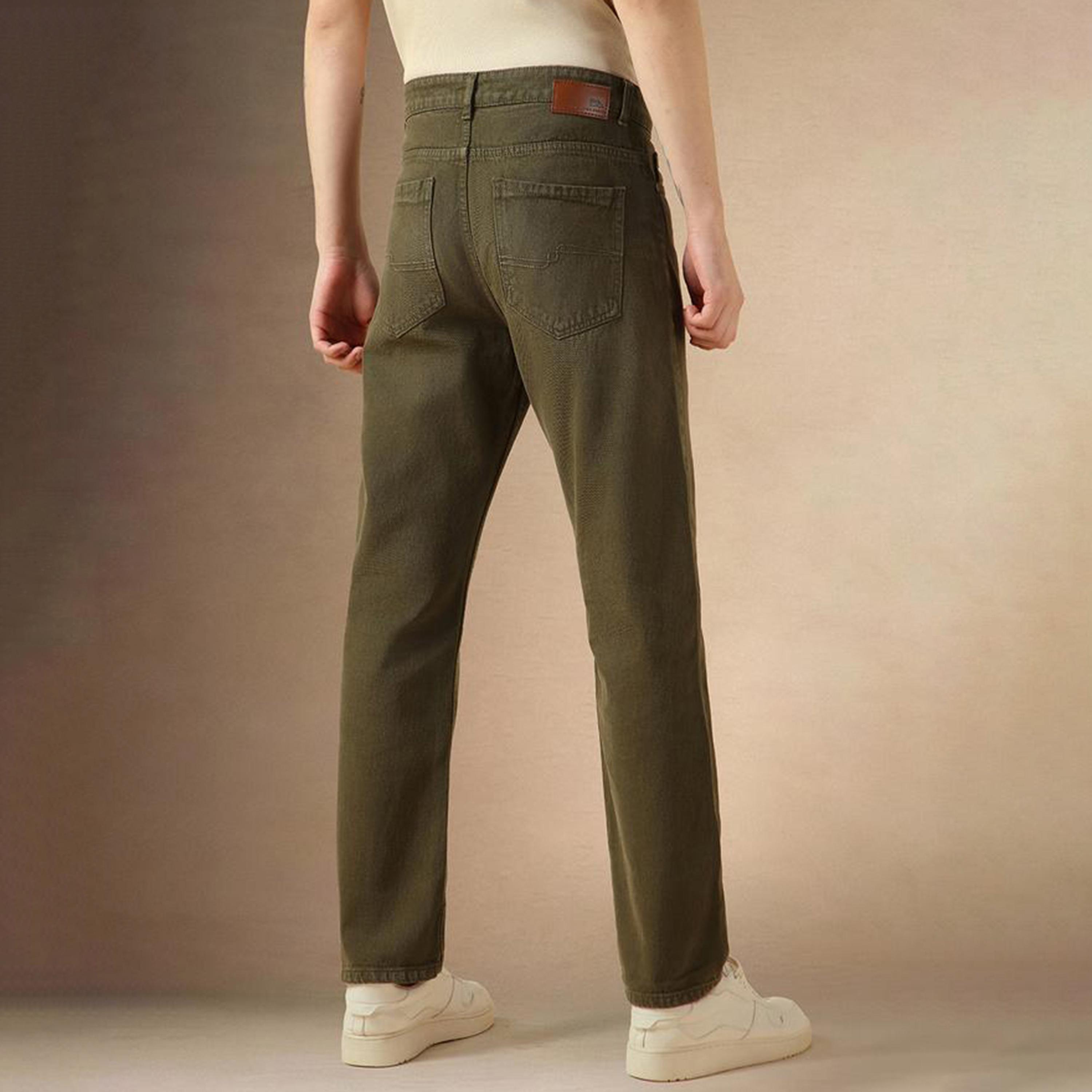 دينيس لينغو × ستايلي - بنطال جينز بخصر متوسط الارتفاع بقصّة مستقيمة-men-clothing-bottoms-jeans-image-3