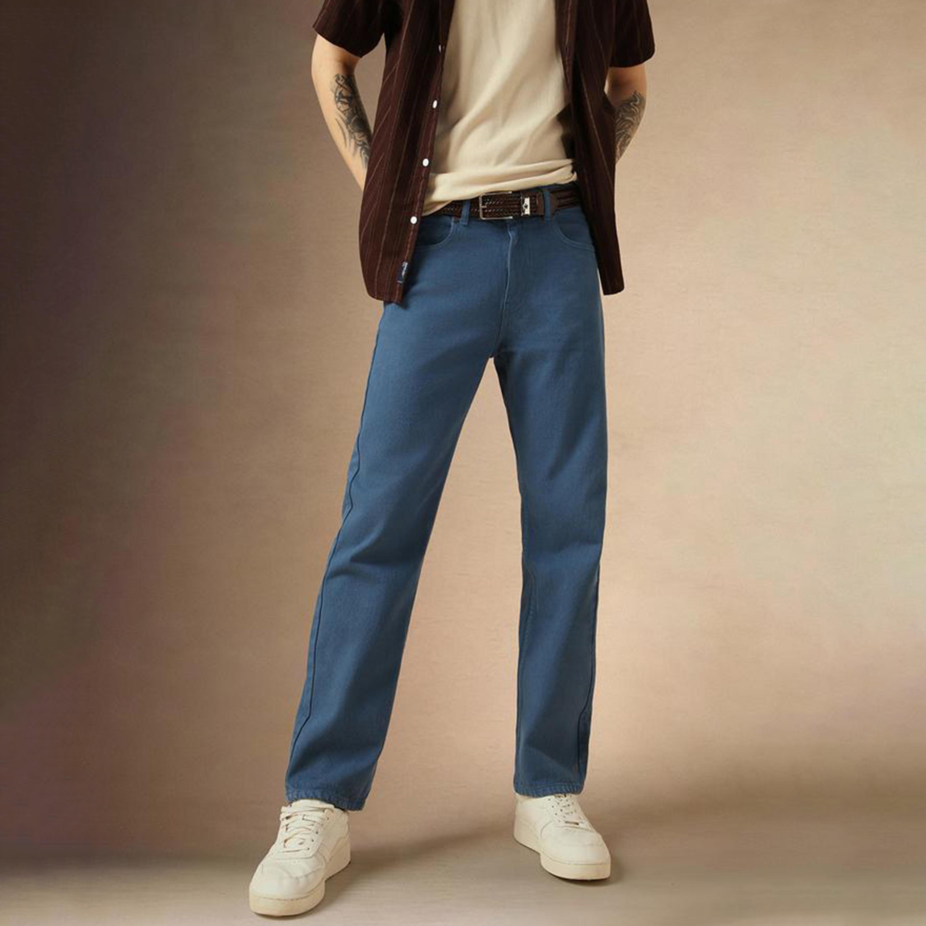 Dennis Lingo X Styli Mid Rise Straight Fit Jeans-men-clothing-bottoms-jeans-image-1