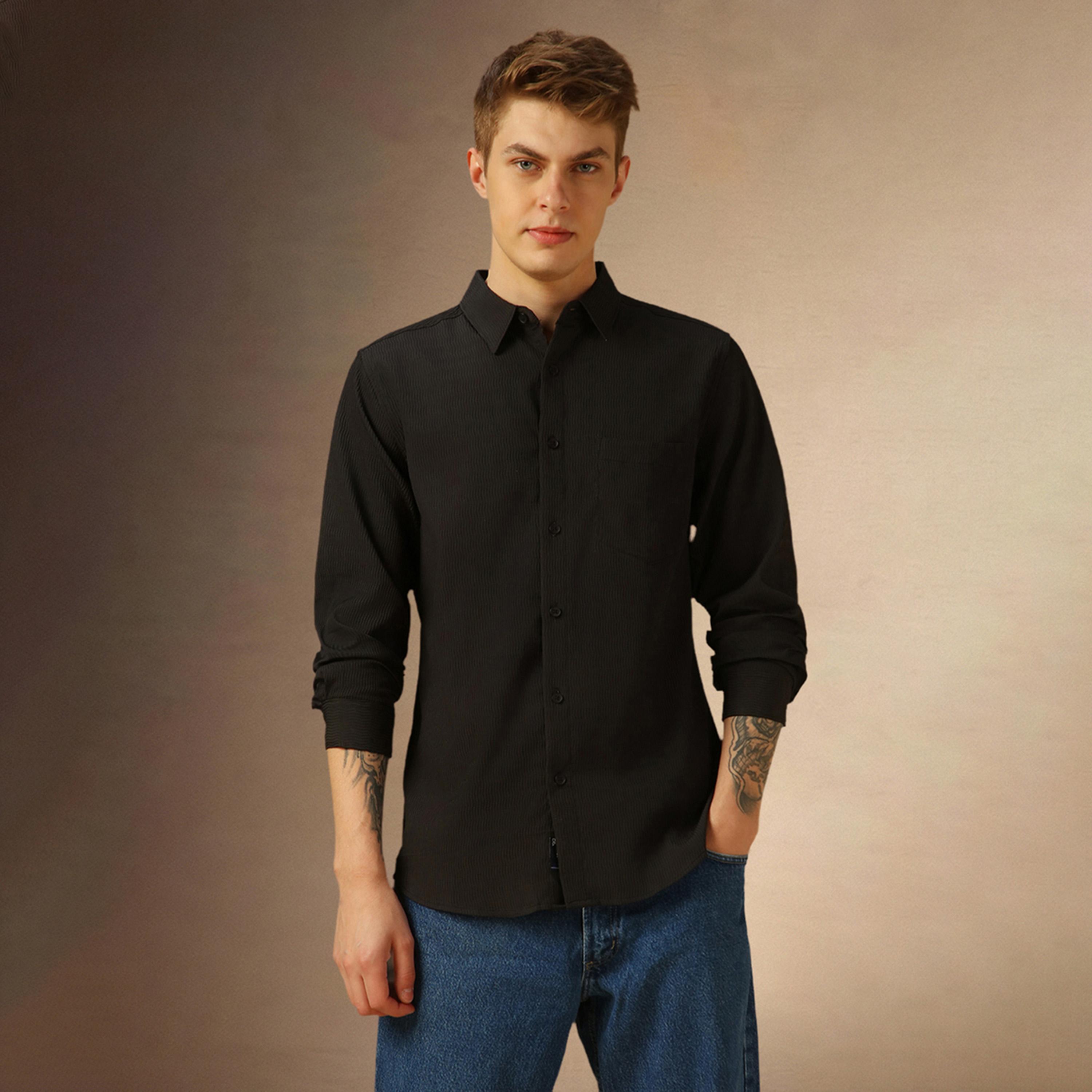 Dennis Lingo X Styli Solid Regular Fit Spread Collar Shirt-men-clothing-shirts-image-6