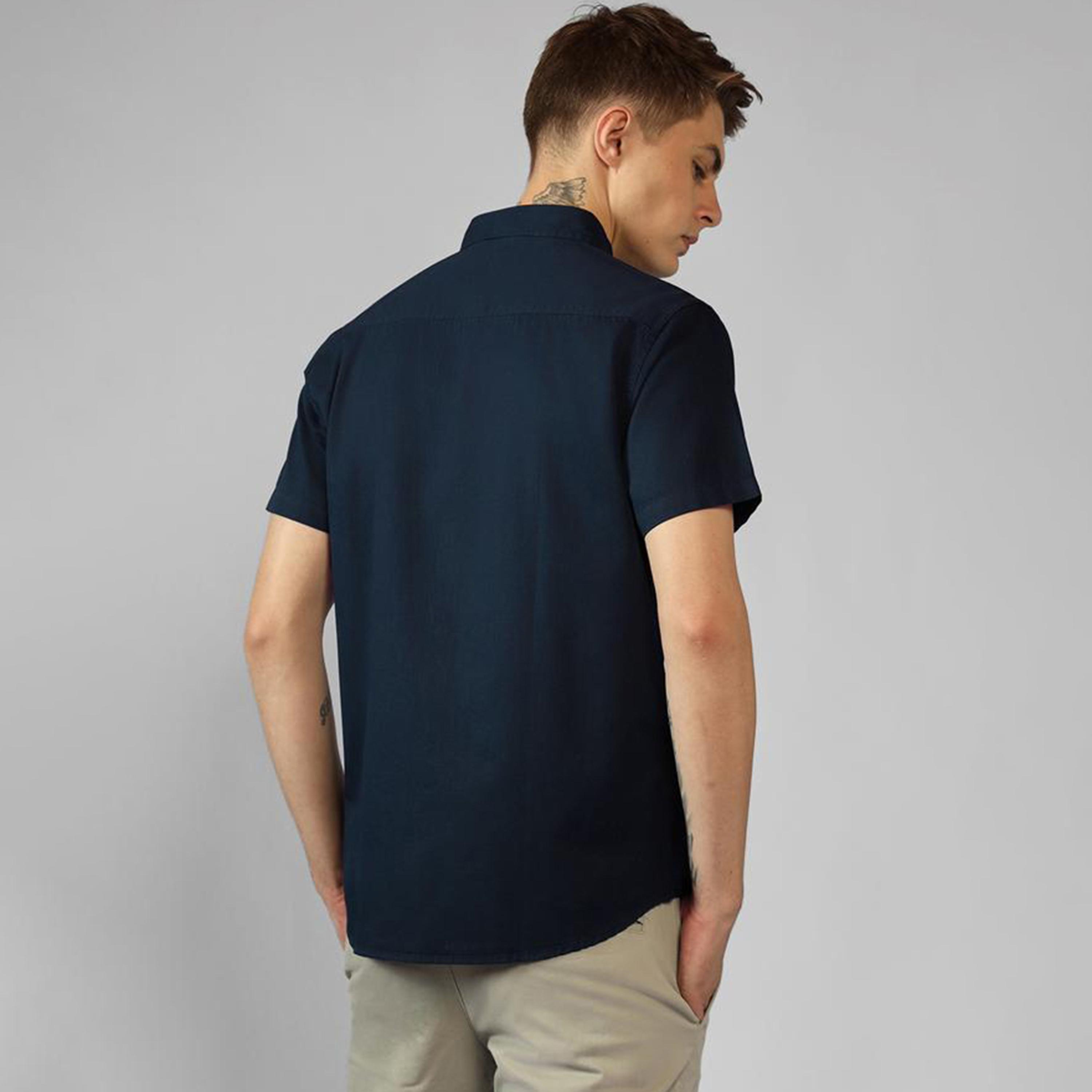 Dennis Lingo X Styli Solid Regular Fit Collared Shirt With Pockets-men-clothing-shirts-image-3