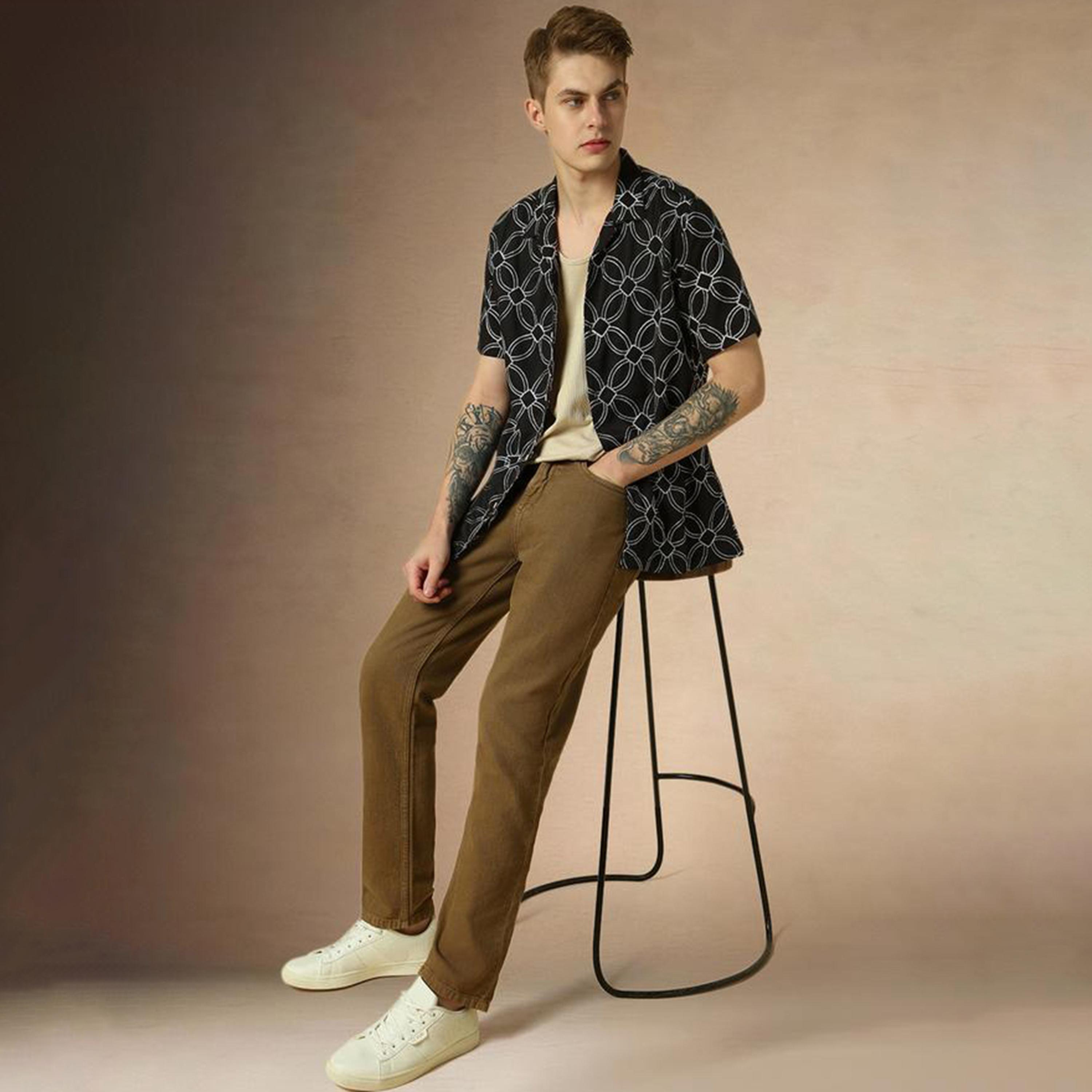 Dennis Lingo X Styli Printed Relaxed Fit Spread Collar Shirt-men-clothing-shirts-image-5