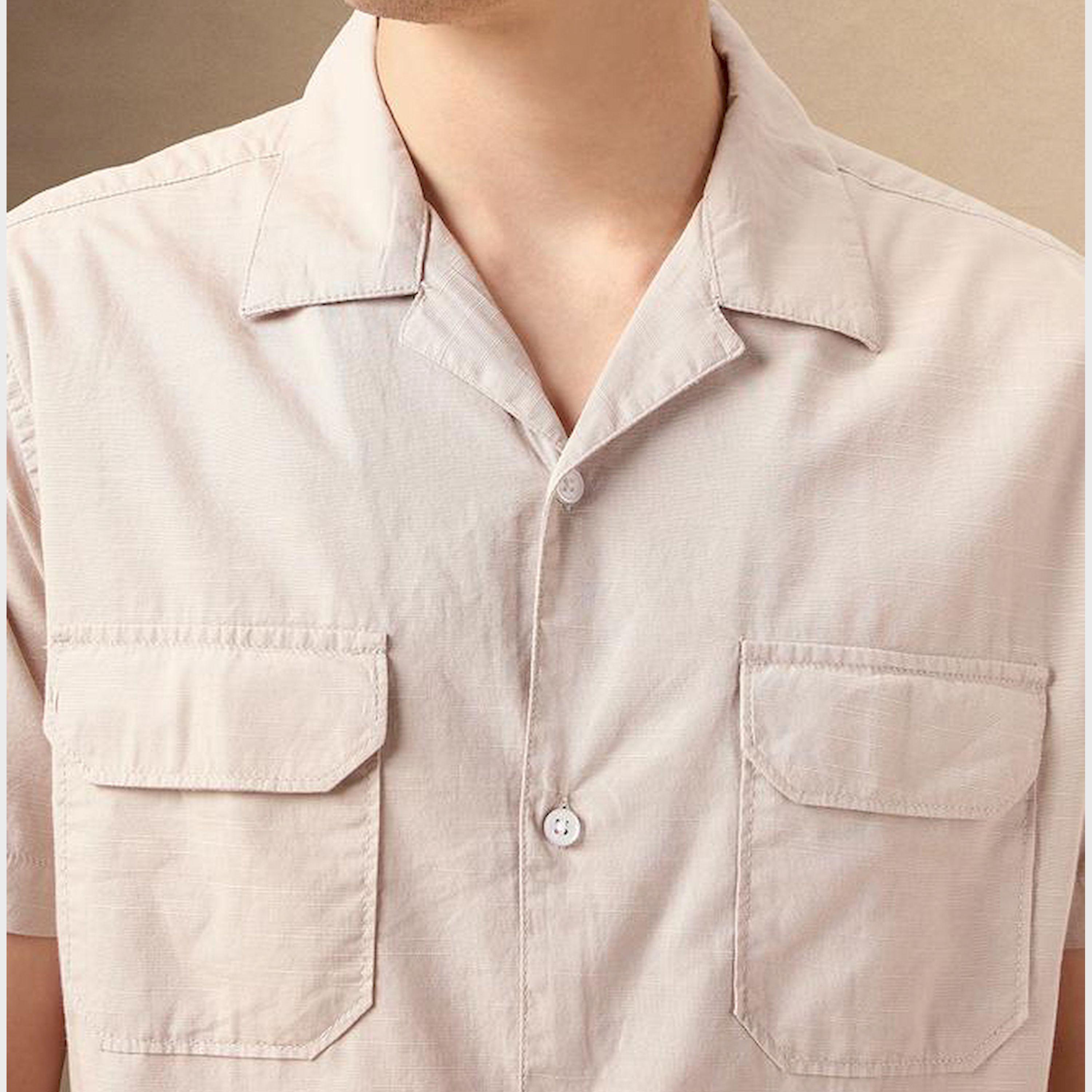 Dennis Lingo X Styli Solid Relaxed Fit Spread Collar Shirt With Pocket-men-clothing-shirts-image-4