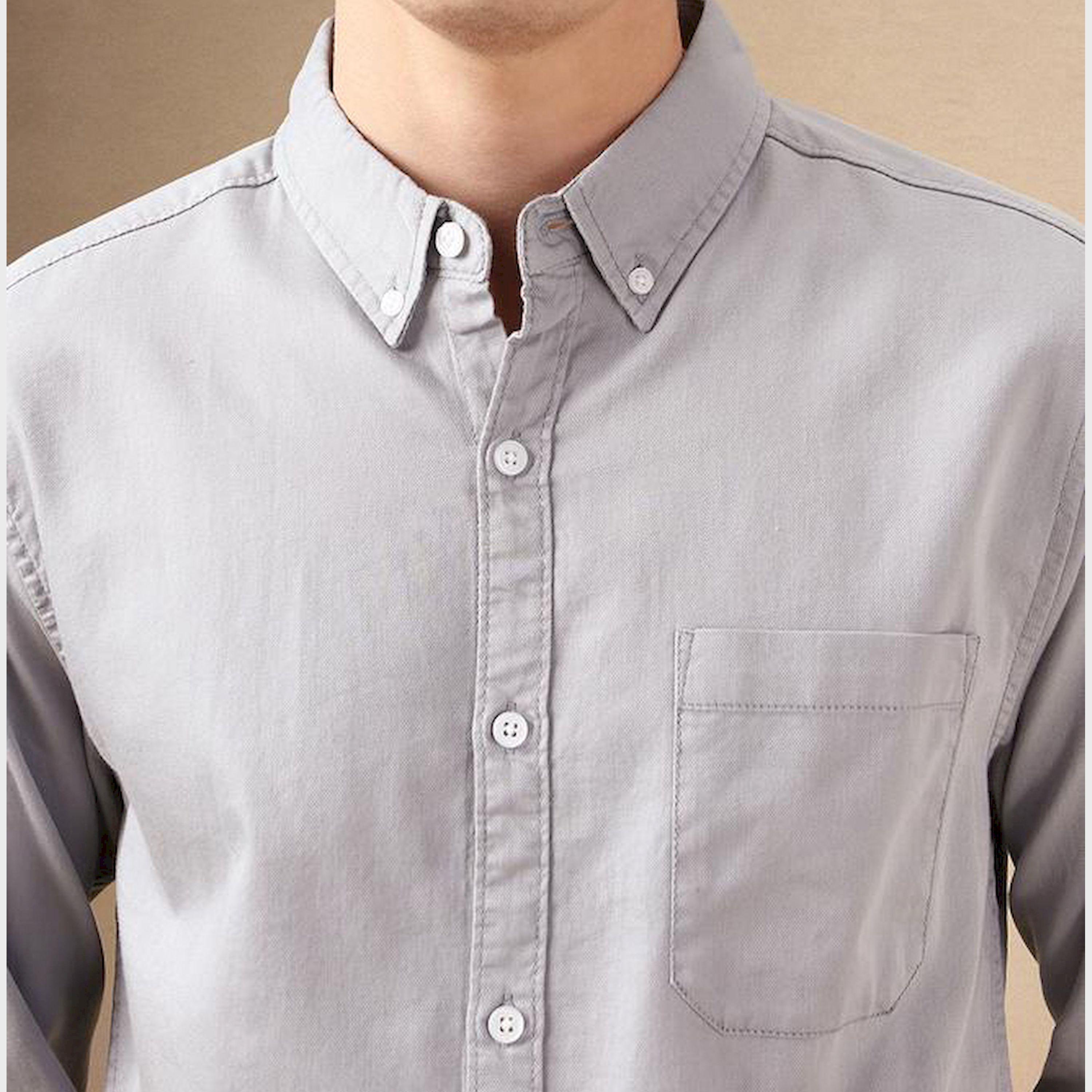 Dennis Lingo X Styli Solid Relaxed Fit Spread Collar Shirt With Pocket-men-clothing-shirts-image-4